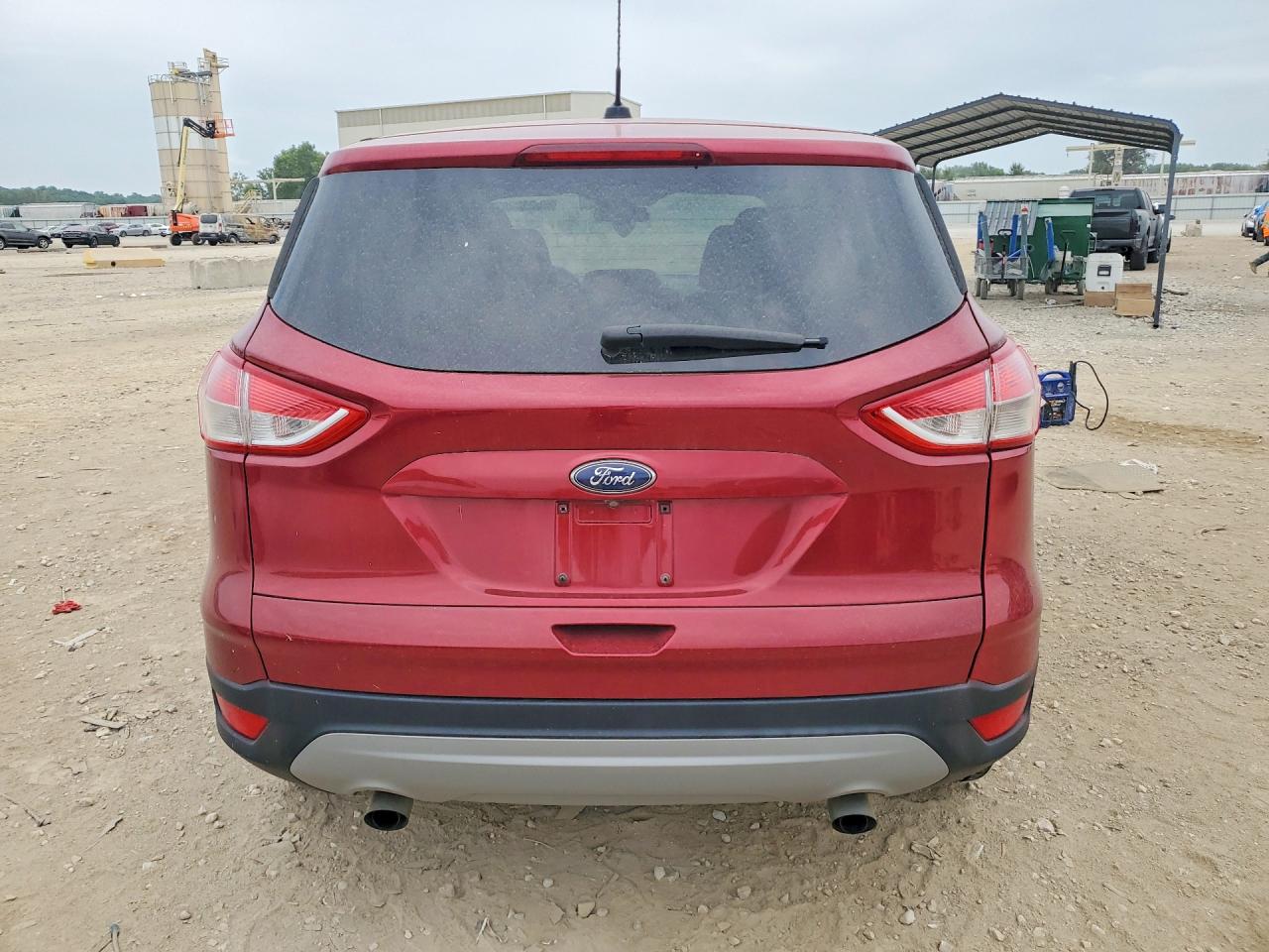 2014 Ford Escape Se Red vin: 1FMCU0GX7EUC29047