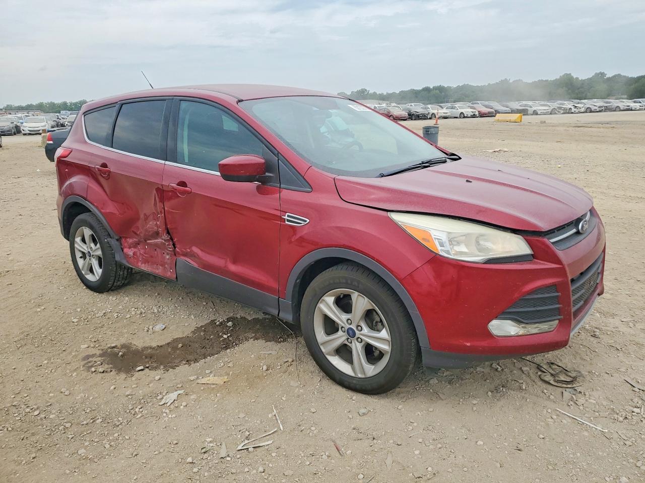 2014 Ford Escape Se Red vin: 1FMCU0GX7EUC29047