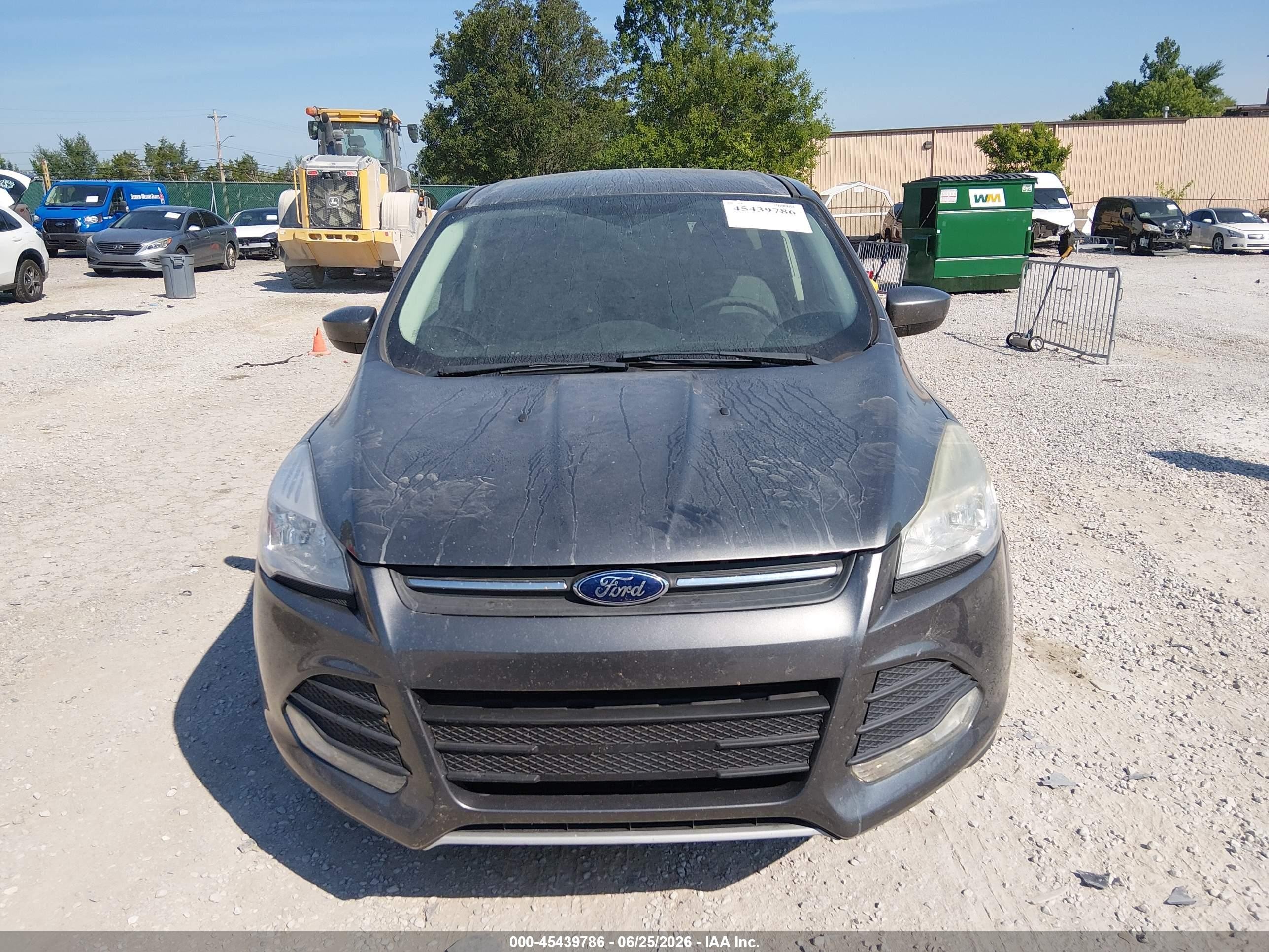 2014 Ford Escape Se Серый vin: 1FMCU0GX7EUC51226
