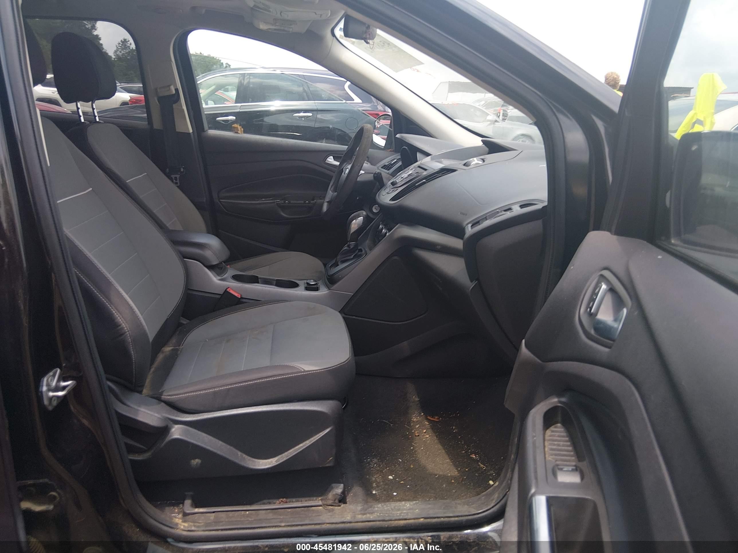 2014 Ford Escape Se Black vin: 1FMCU0GX7EUC68642