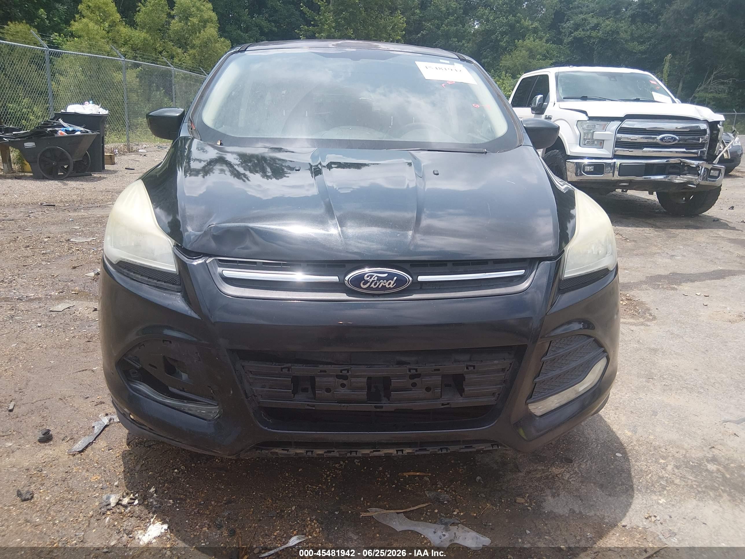 2014 Ford Escape Se Black vin: 1FMCU0GX7EUC68642