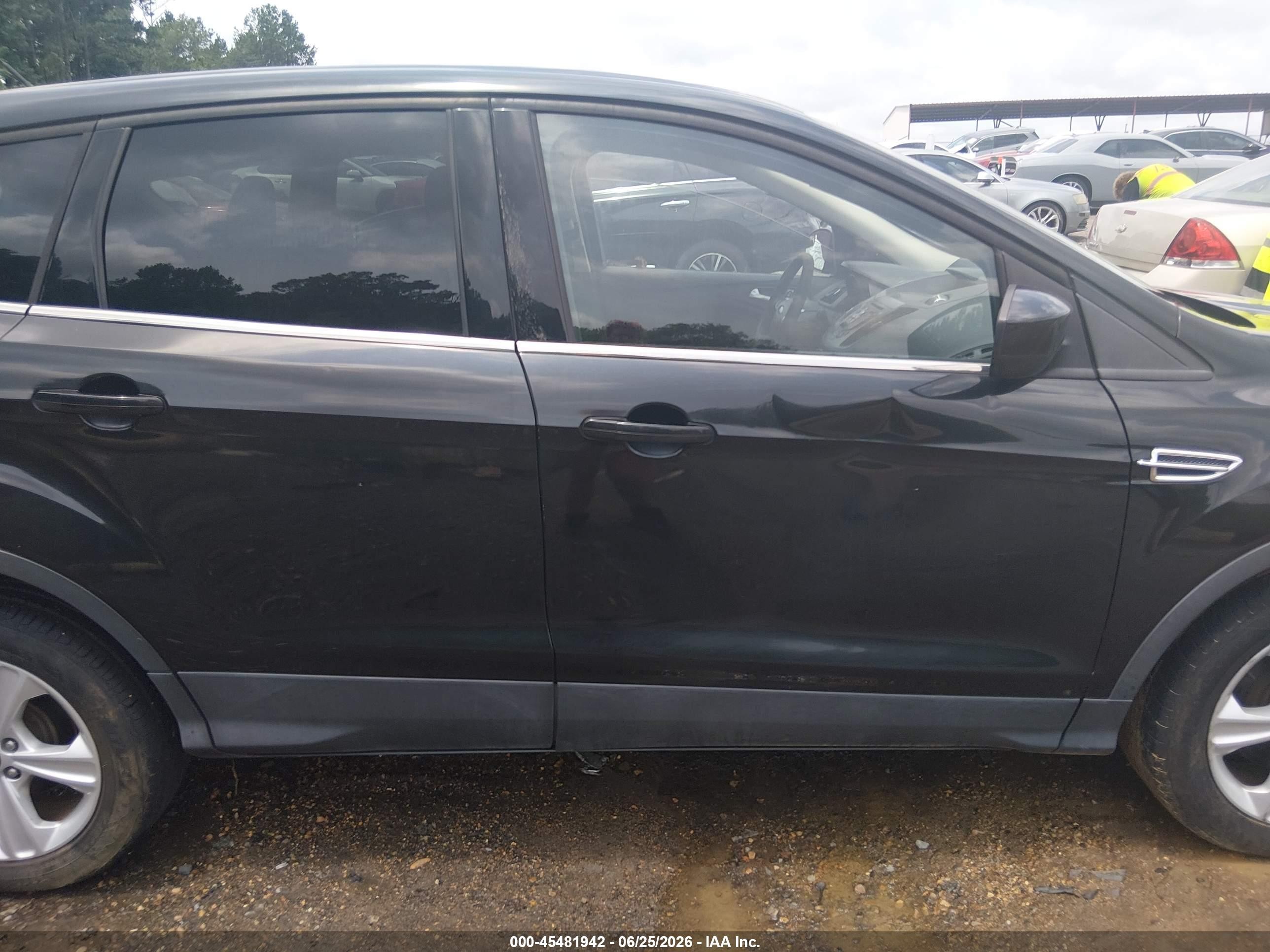 2014 Ford Escape Se Black vin: 1FMCU0GX7EUC68642