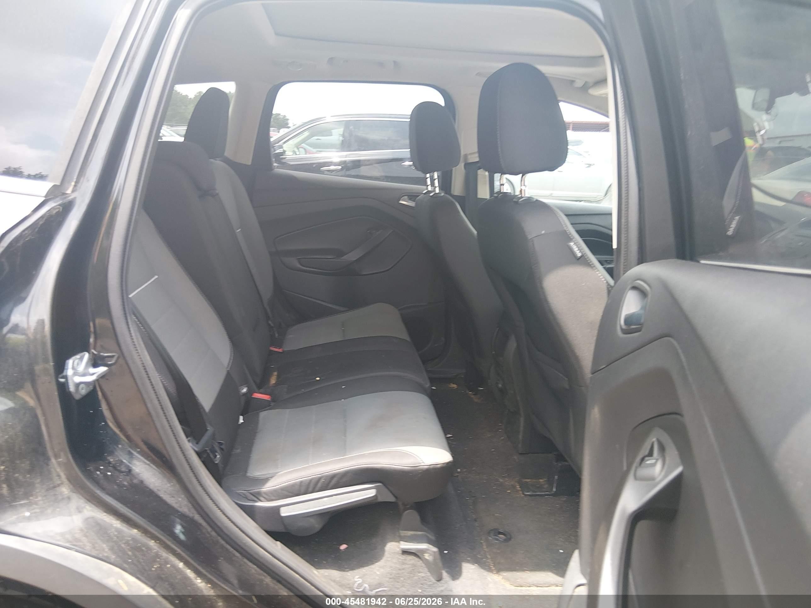 2014 Ford Escape Se Black vin: 1FMCU0GX7EUC68642