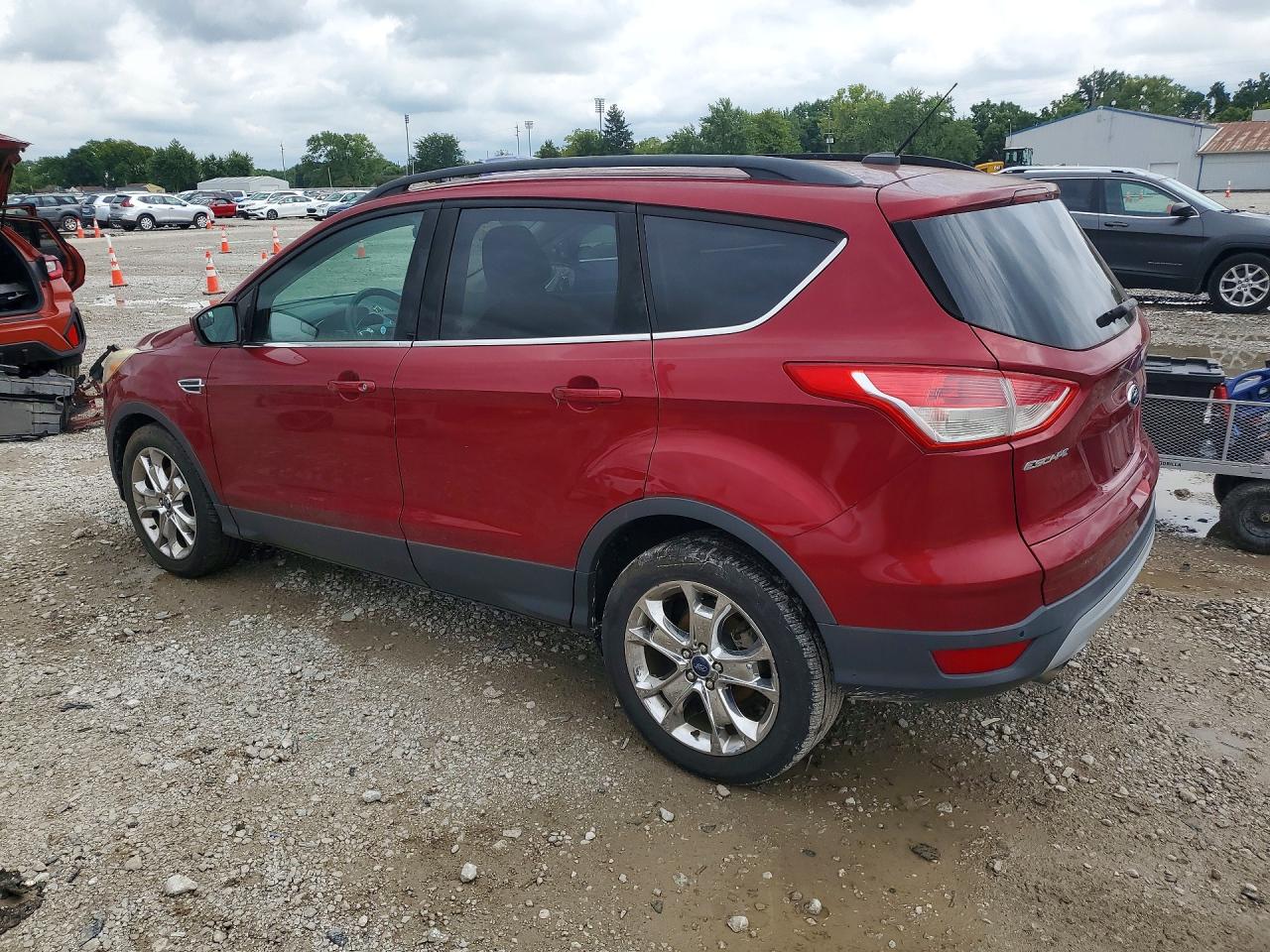 2014 Ford Escape Se Red vin: 1FMCU0GX7EUC74358