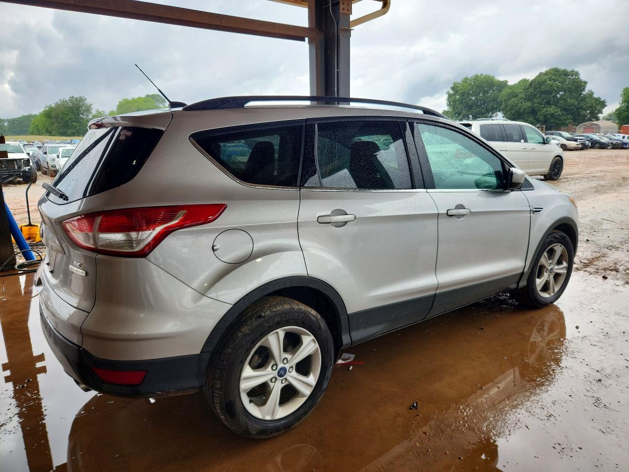 2014 Ford Escape Se Silver vin: 1FMCU0GX7EUC81553