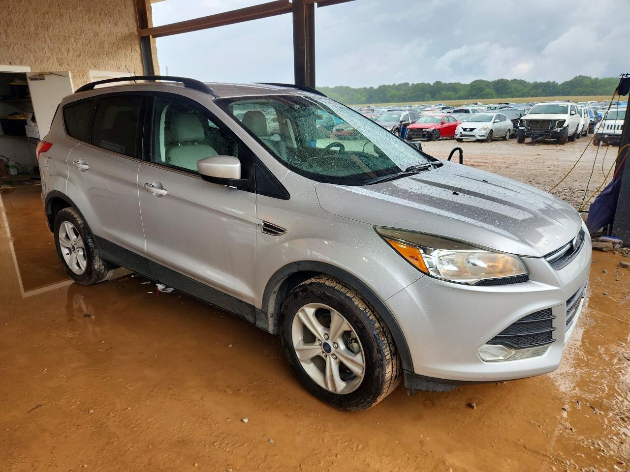 2014 Ford Escape Se Silver vin: 1FMCU0GX7EUC81553