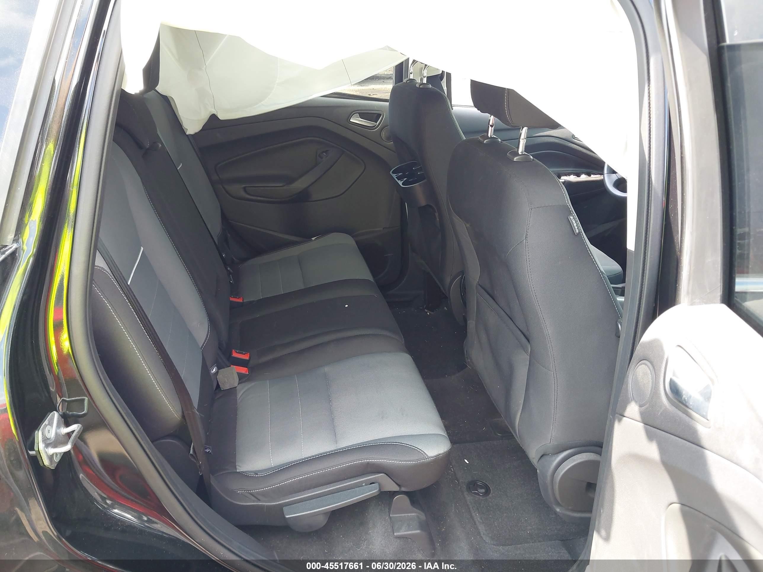 2014 Ford Escape Se Черный vin: 1FMCU0GX7EUC83030