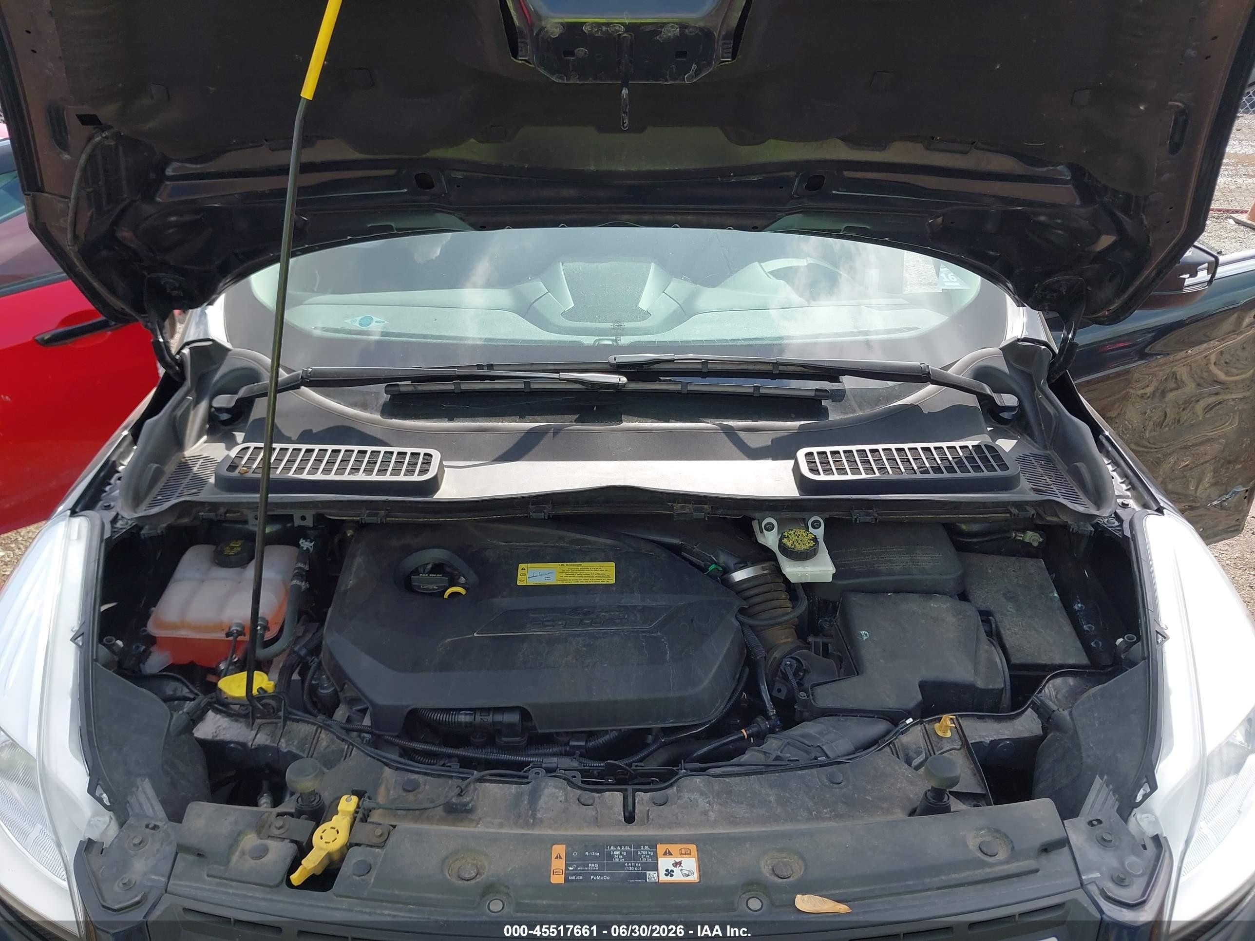 2014 Ford Escape Se Черный vin: 1FMCU0GX7EUC83030