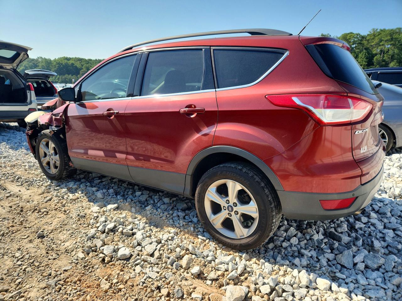 2014 Ford Escape Se Бордовый vin: 1FMCU0GX7EUC93654