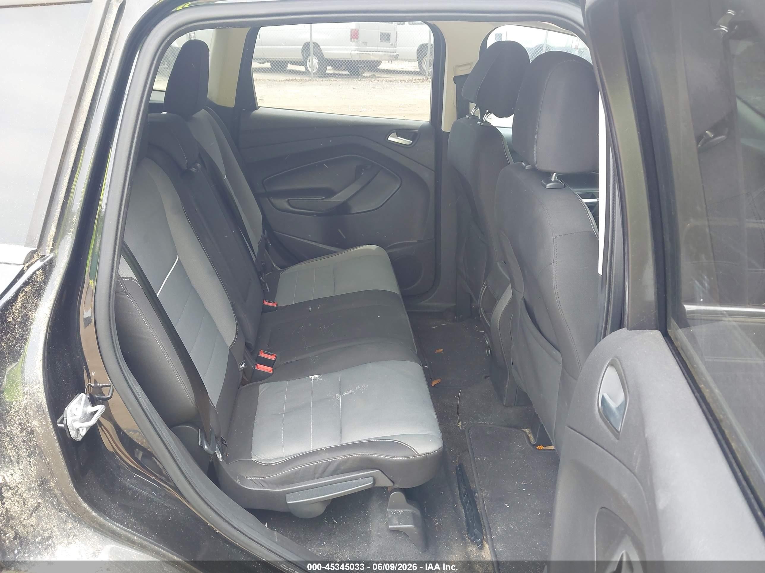 2014 Ford Escape Se Black vin: 1FMCU0GX7EUD16284
