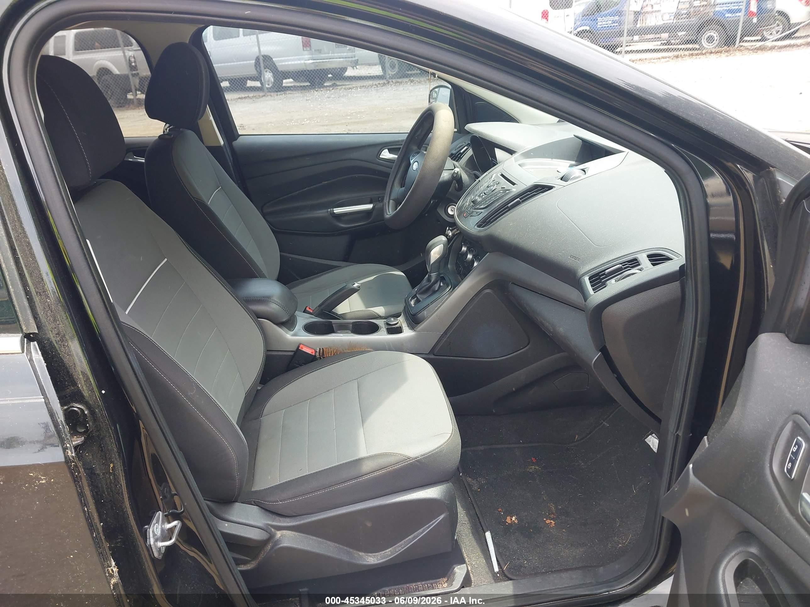 2014 Ford Escape Se Black vin: 1FMCU0GX7EUD16284