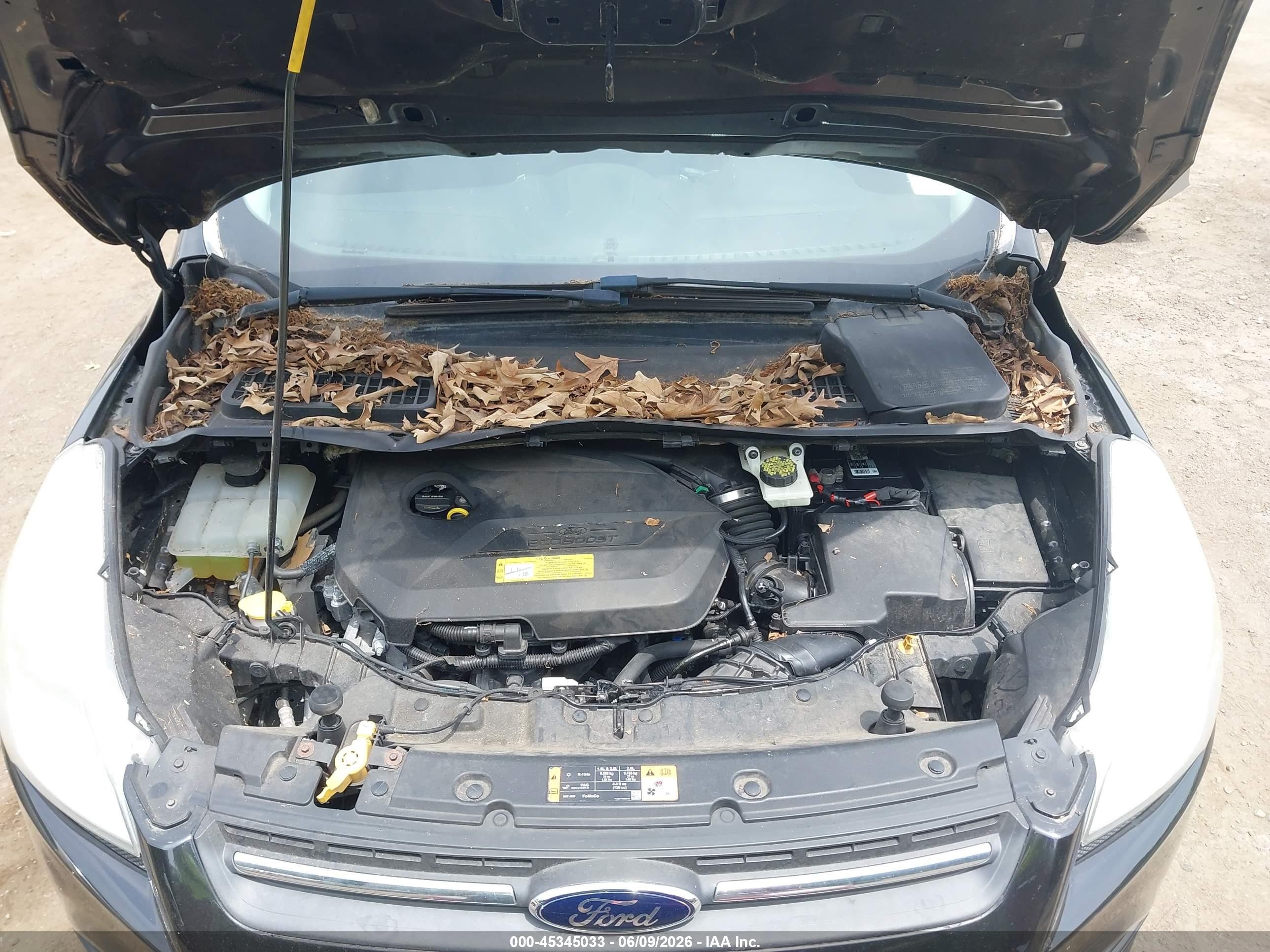2014 Ford Escape Se Black vin: 1FMCU0GX7EUD16284