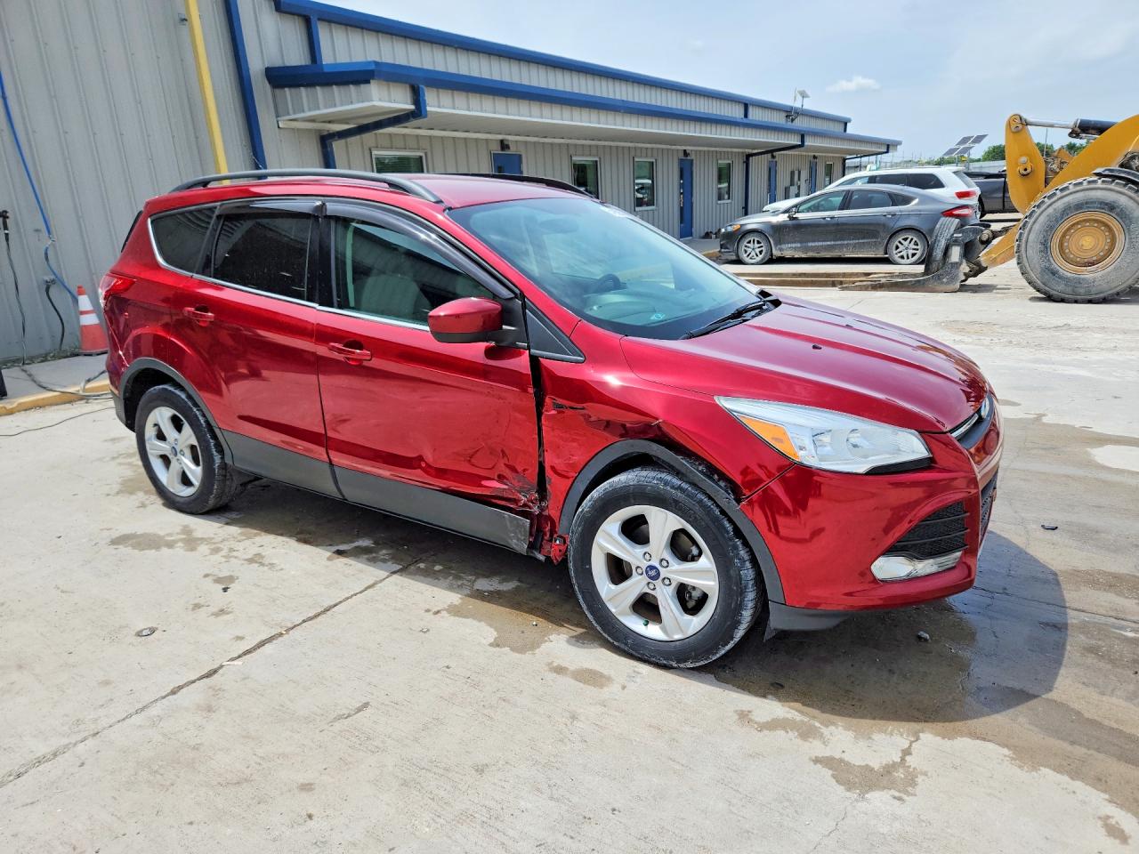 2014 Ford Escape Se Red vin: 1FMCU0GX7EUD16317