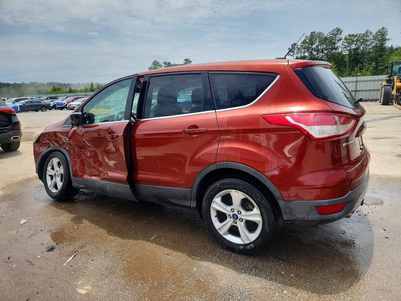 2014 Ford Escape Se Orange vin: 1FMCU0GX7EUD22280
