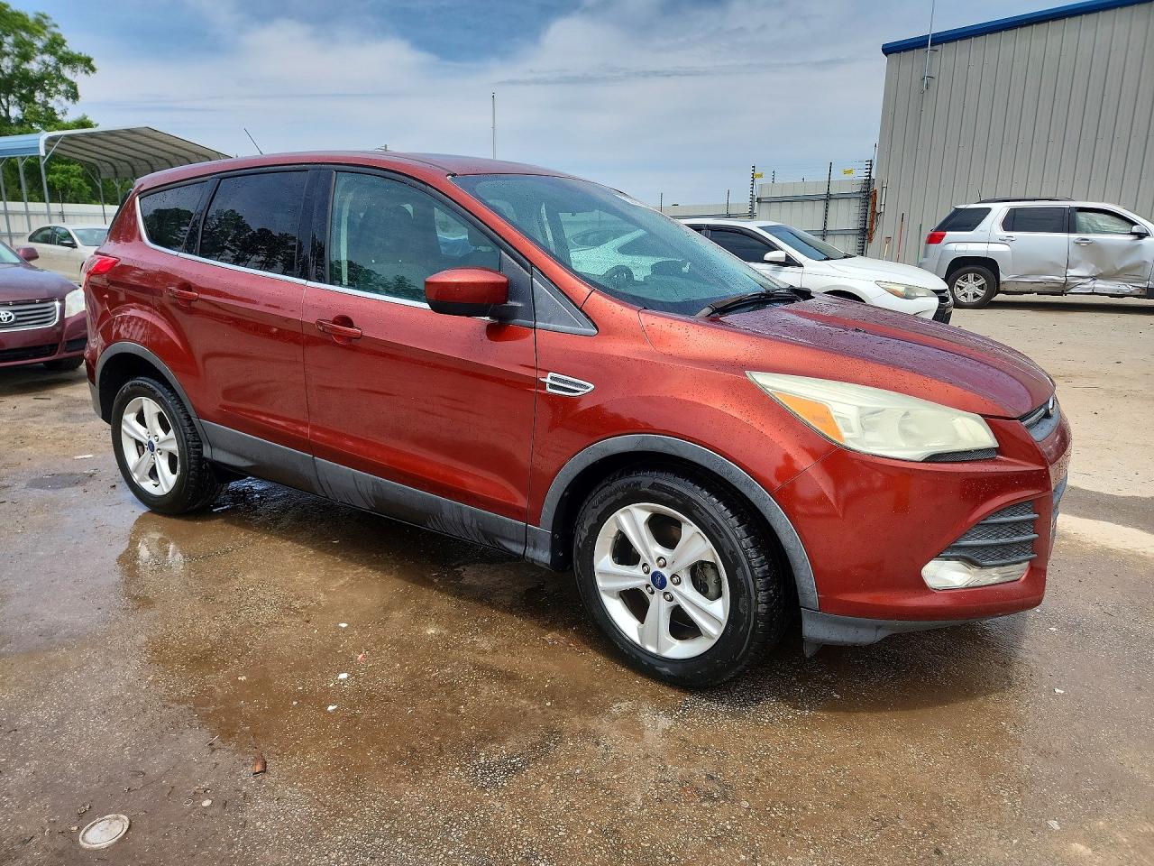 2014 Ford Escape Se Orange vin: 1FMCU0GX7EUD22280