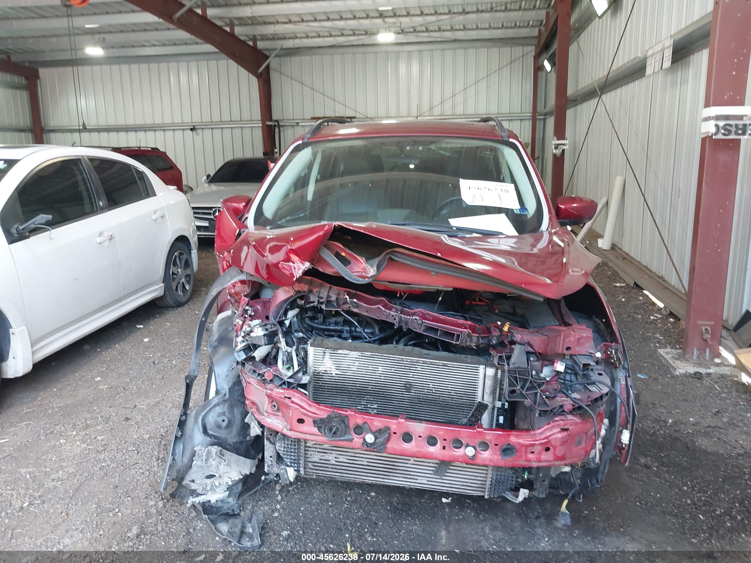 2014 Ford Escape Se Красный vin: 1FMCU0GX7EUD49172