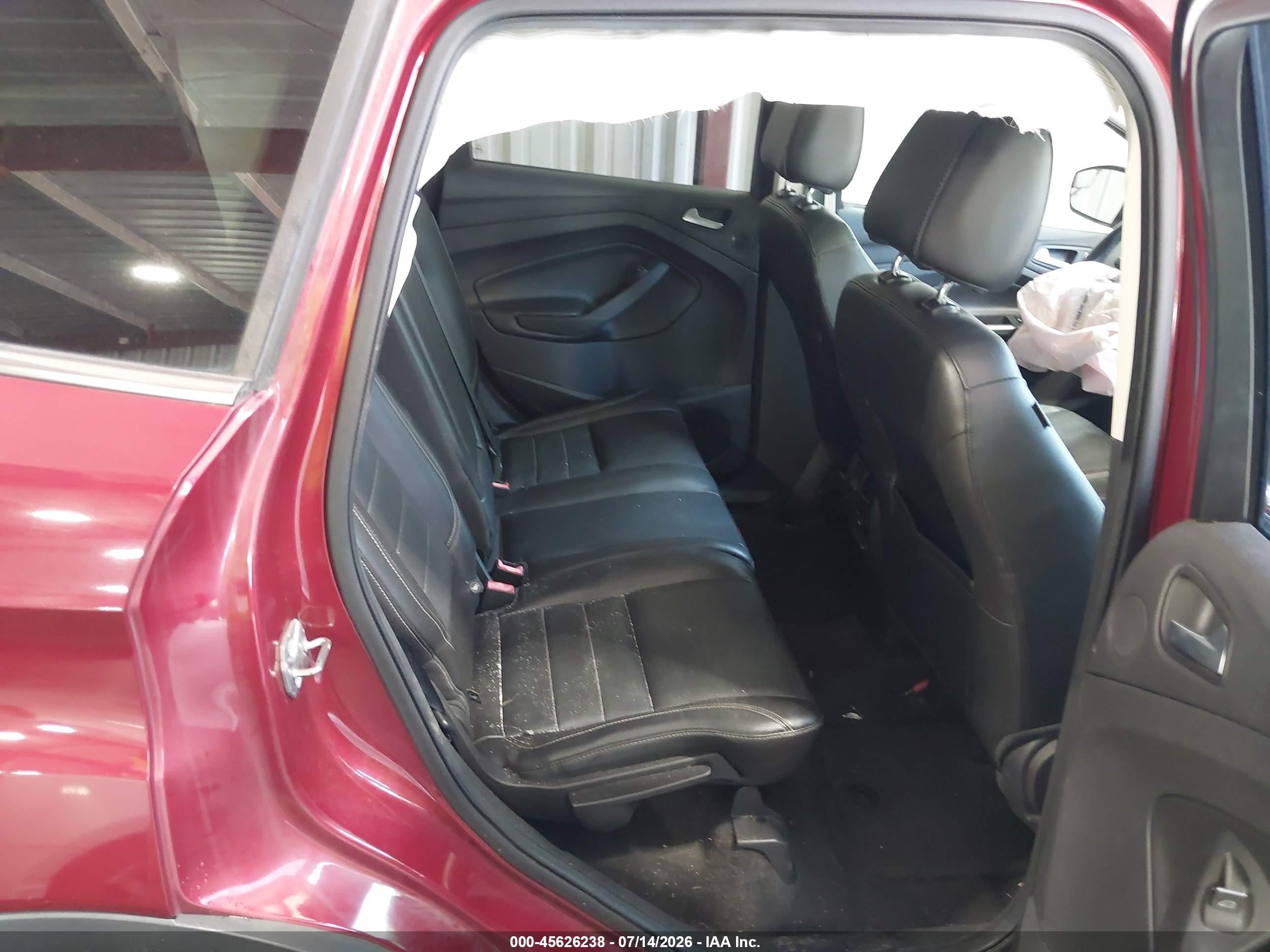 2014 Ford Escape Se Красный vin: 1FMCU0GX7EUD49172