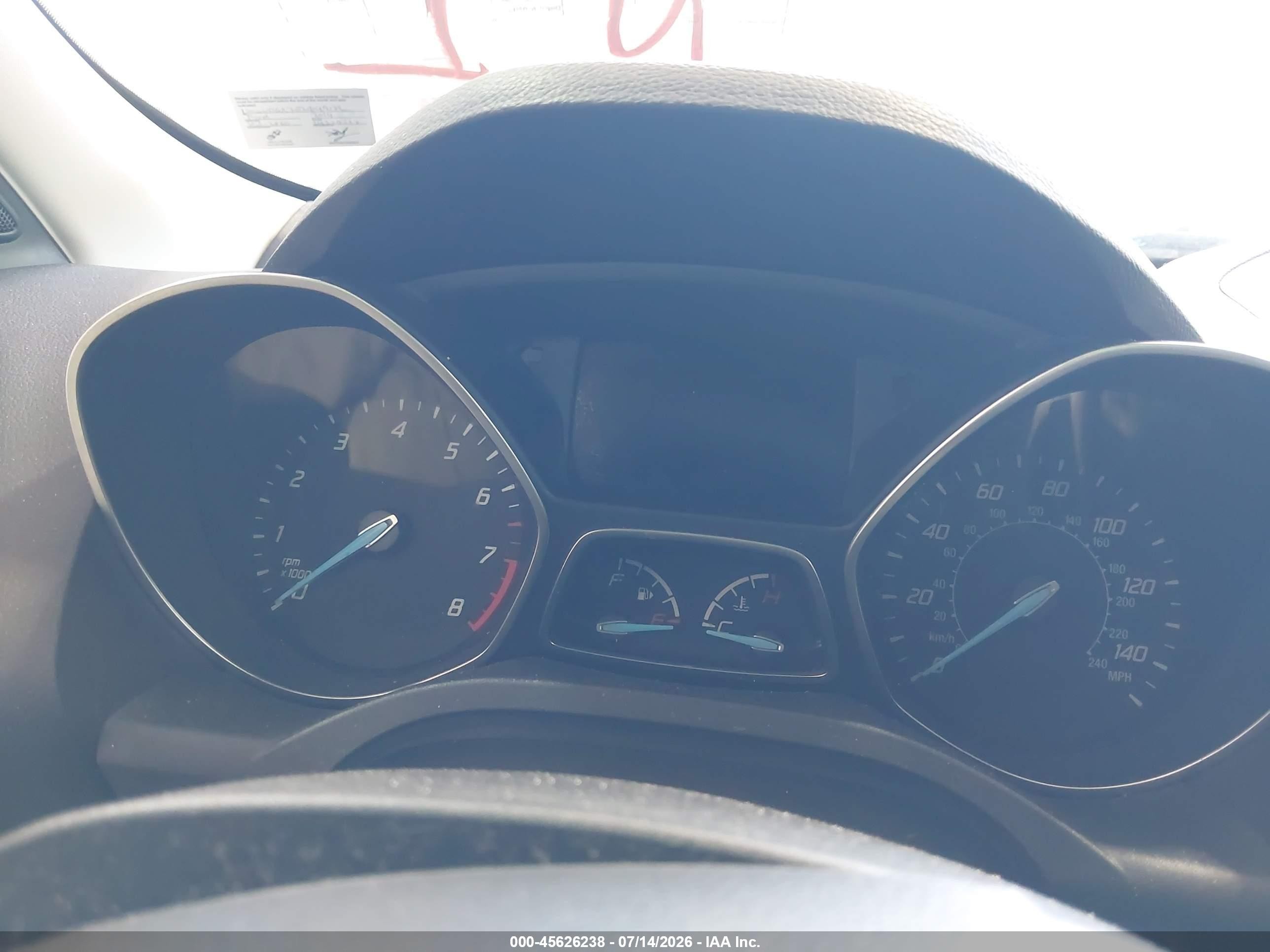 2014 Ford Escape Se Красный vin: 1FMCU0GX7EUD49172
