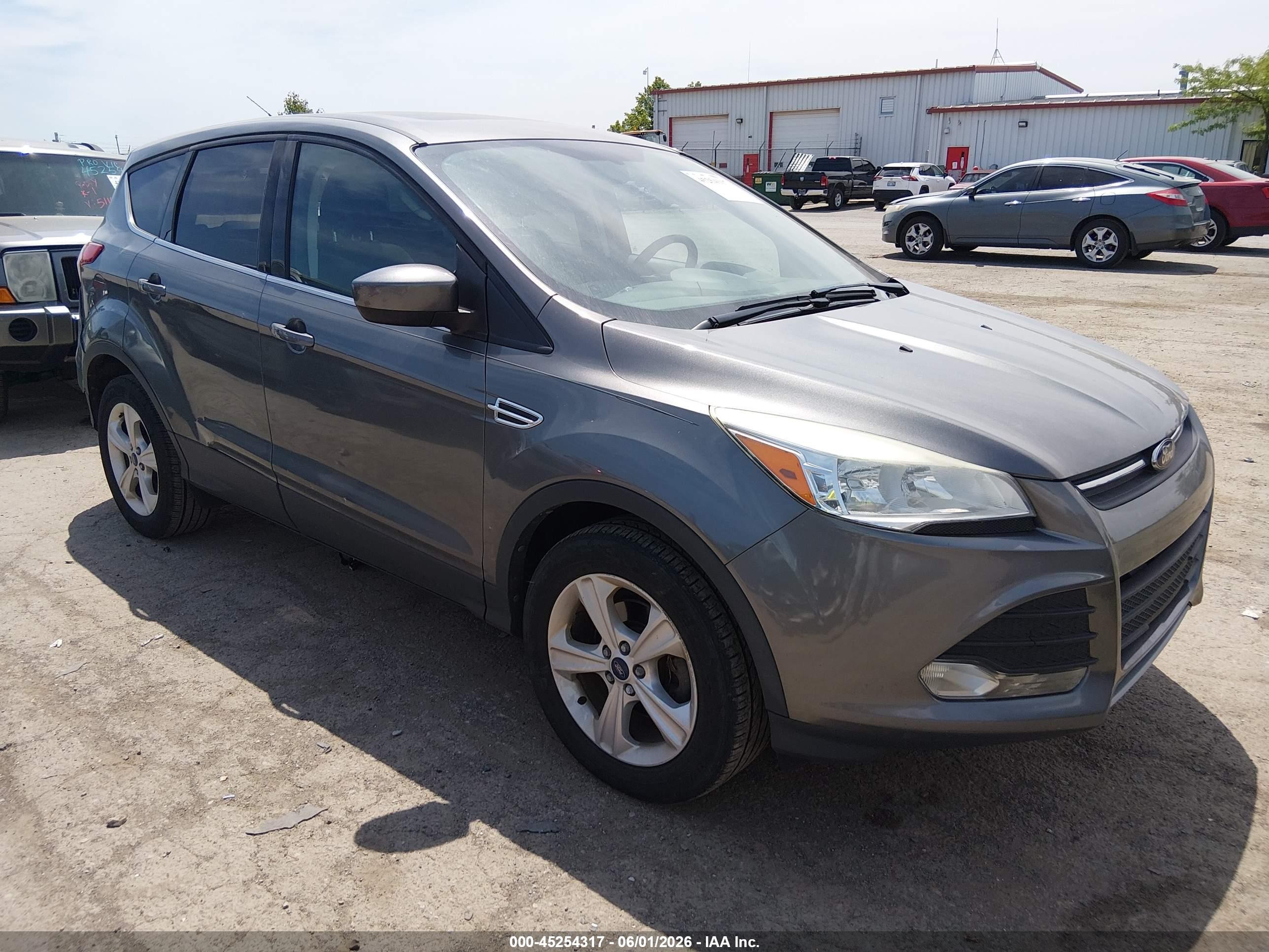 2014 Ford Escape Se Gray vin: 1FMCU0GX7EUD57546