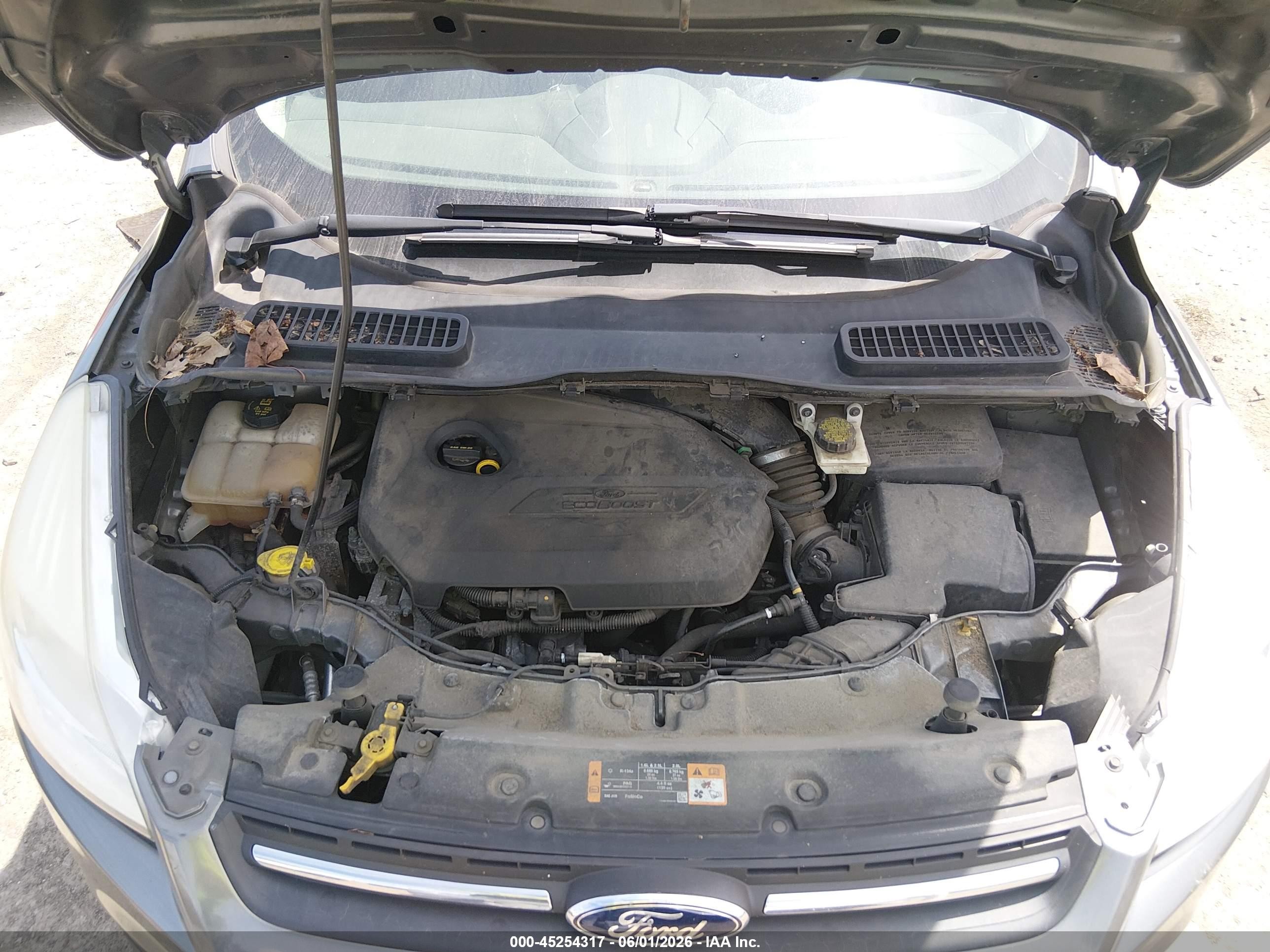 2014 Ford Escape Se Gray vin: 1FMCU0GX7EUD57546