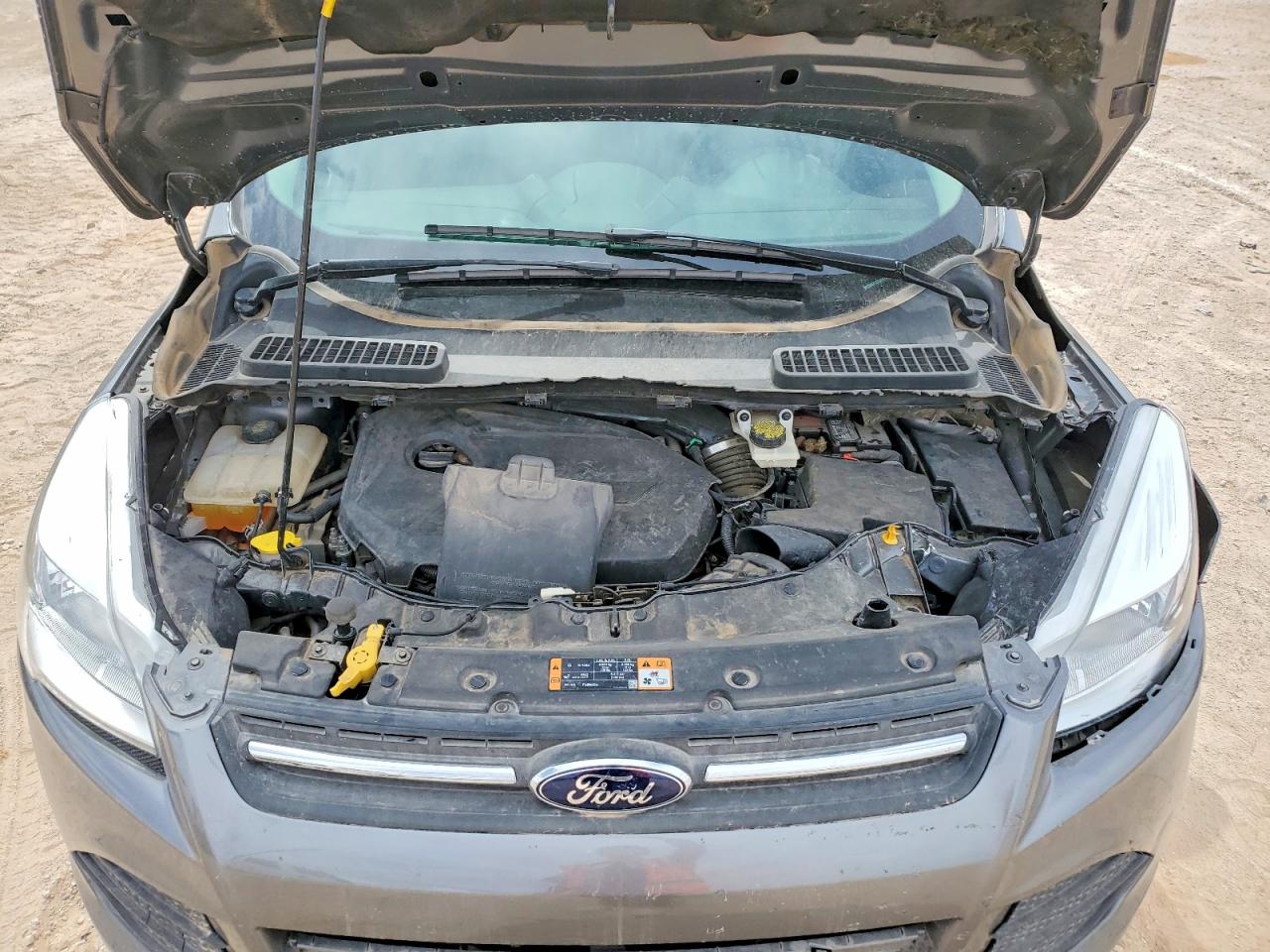 2014 Ford Escape Se Серый vin: 1FMCU0GX7EUD58292