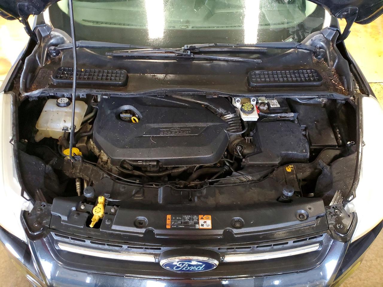 2014 Ford Escape Se Black vin: 1FMCU0GX7EUD78347
