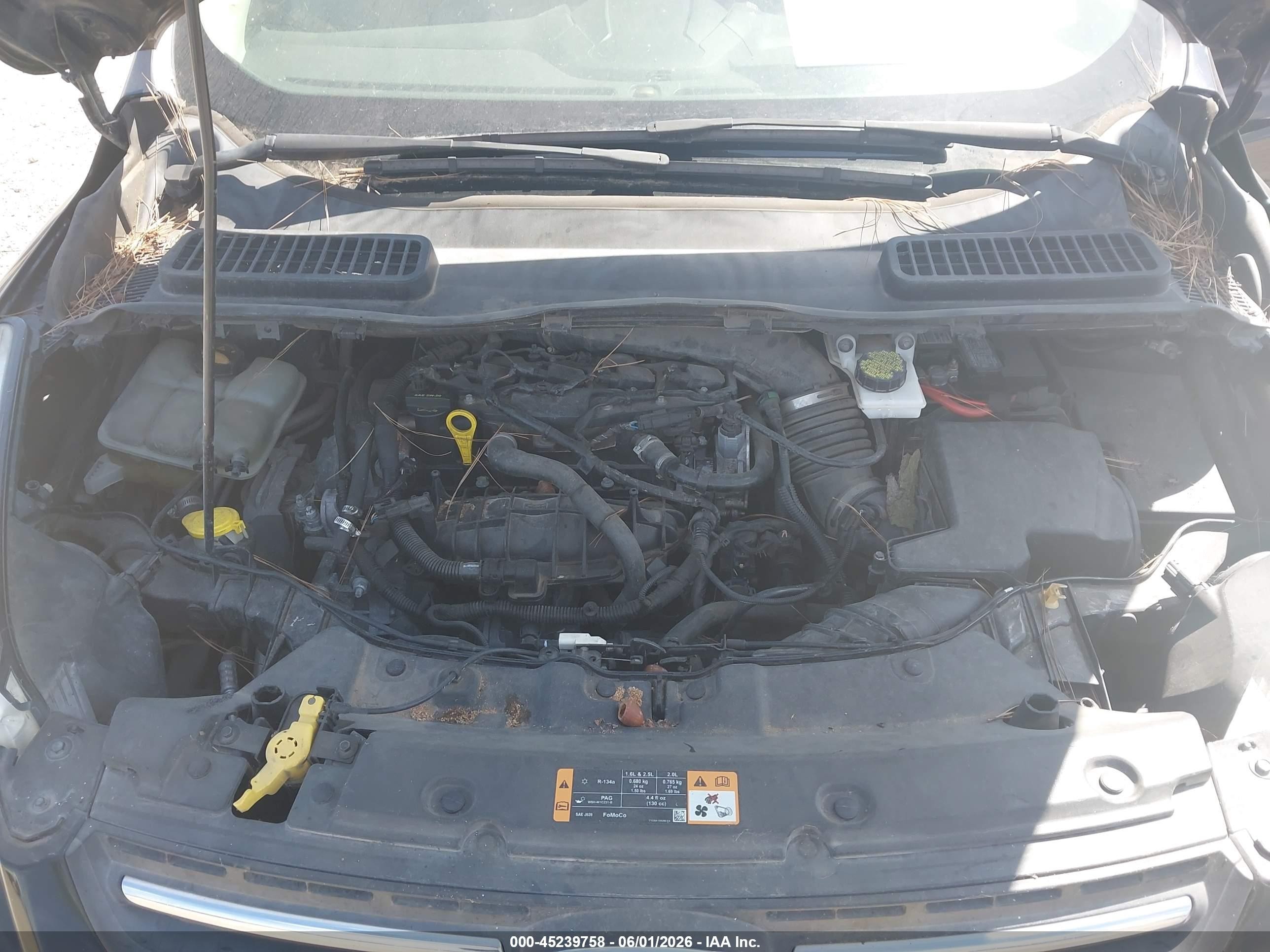 2014 Ford Escape Se Black vin: 1FMCU0GX7EUD86917