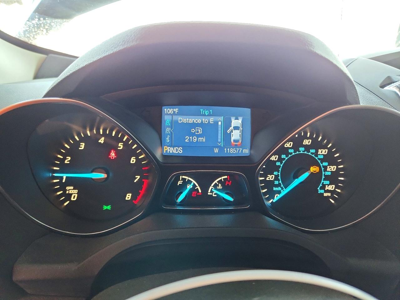 2014 Ford Escape Se Gray vin: 1FMCU0GX7EUD94838