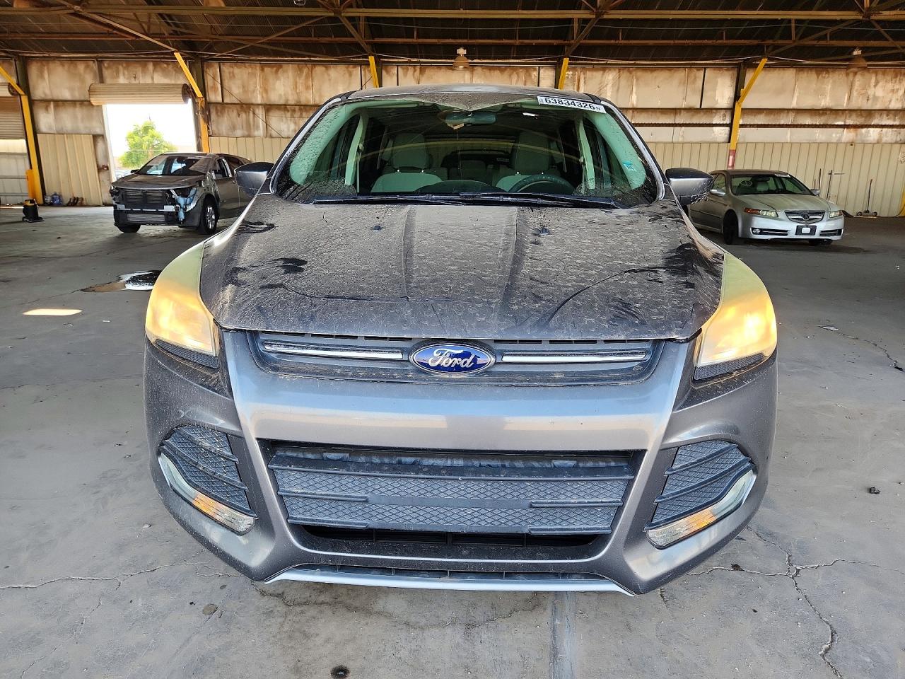 2014 Ford Escape Se Gray vin: 1FMCU0GX7EUD94838