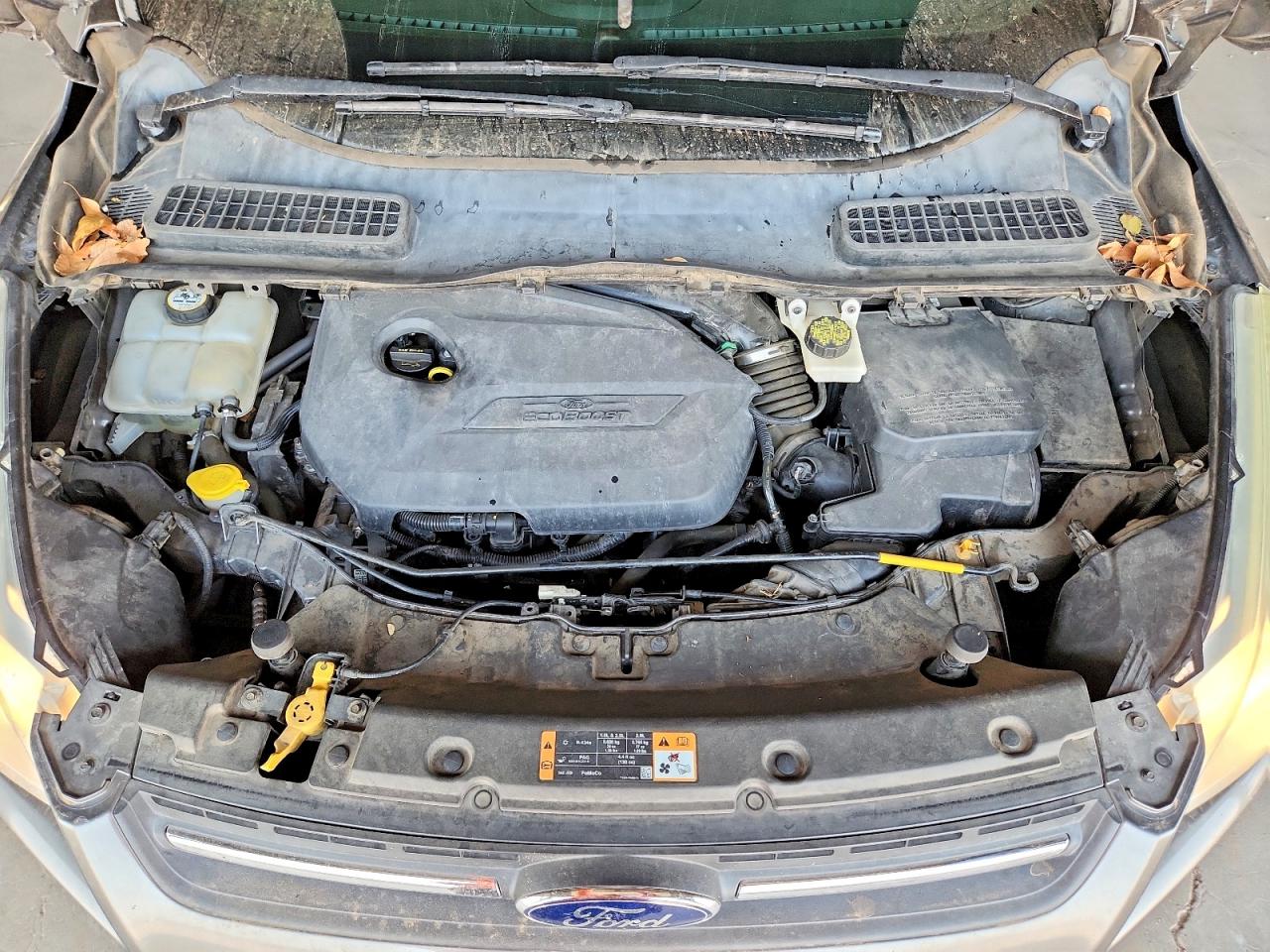 2014 Ford Escape Se Gray vin: 1FMCU0GX7EUD94838