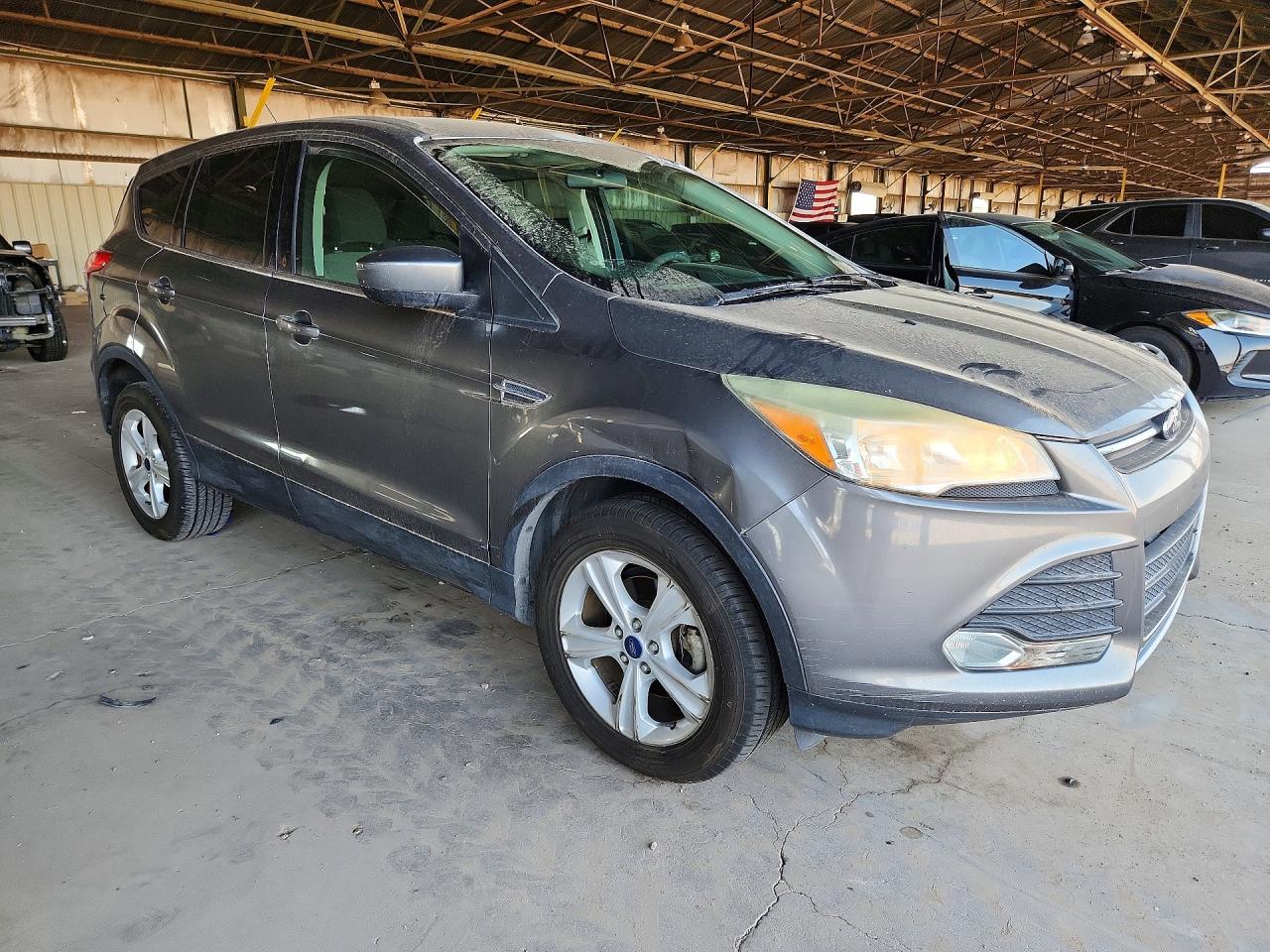 2014 Ford Escape Se Gray vin: 1FMCU0GX7EUD94838