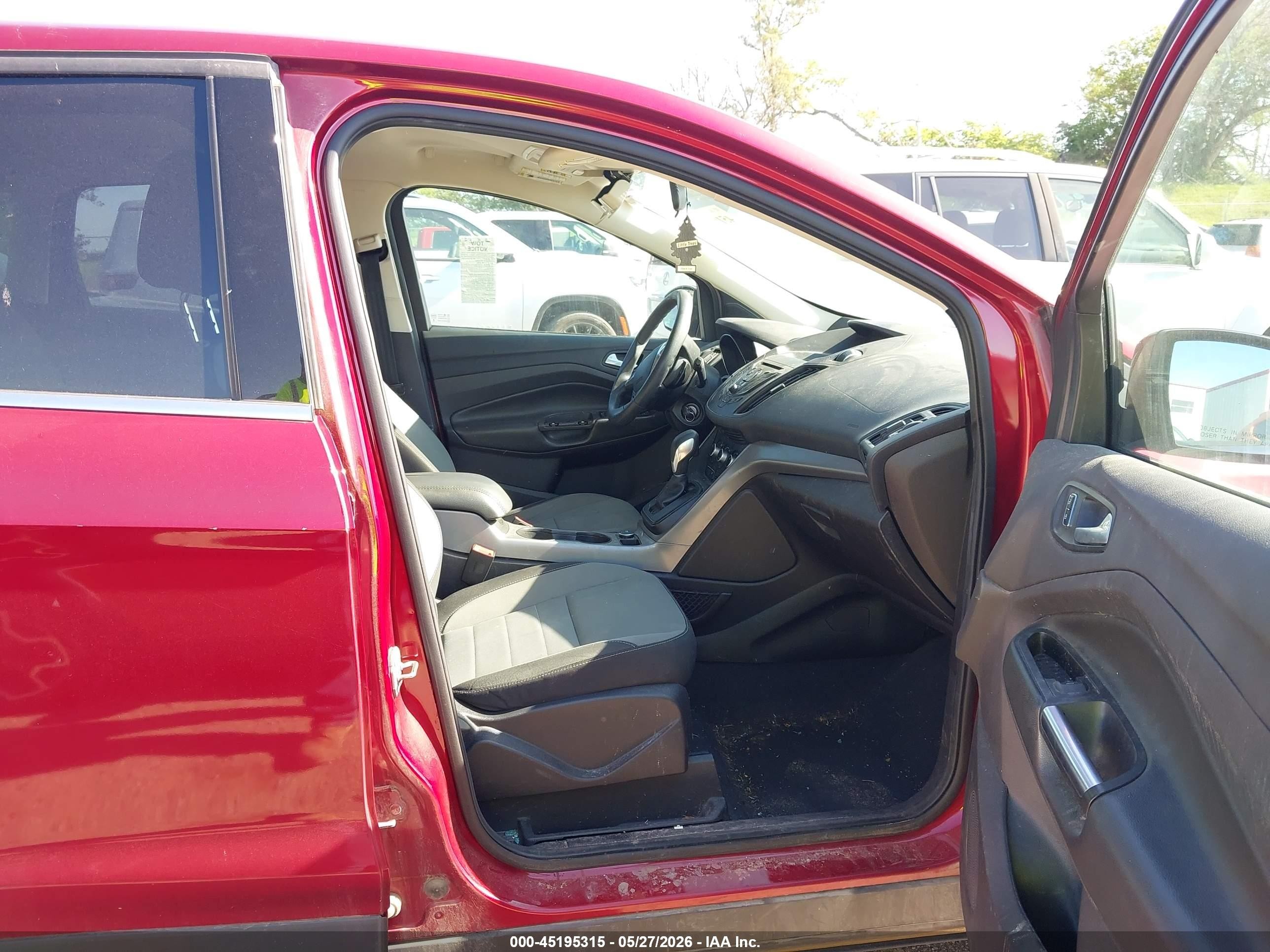 2014 Ford Escape Se Красный vin: 1FMCU0GX7EUE26039