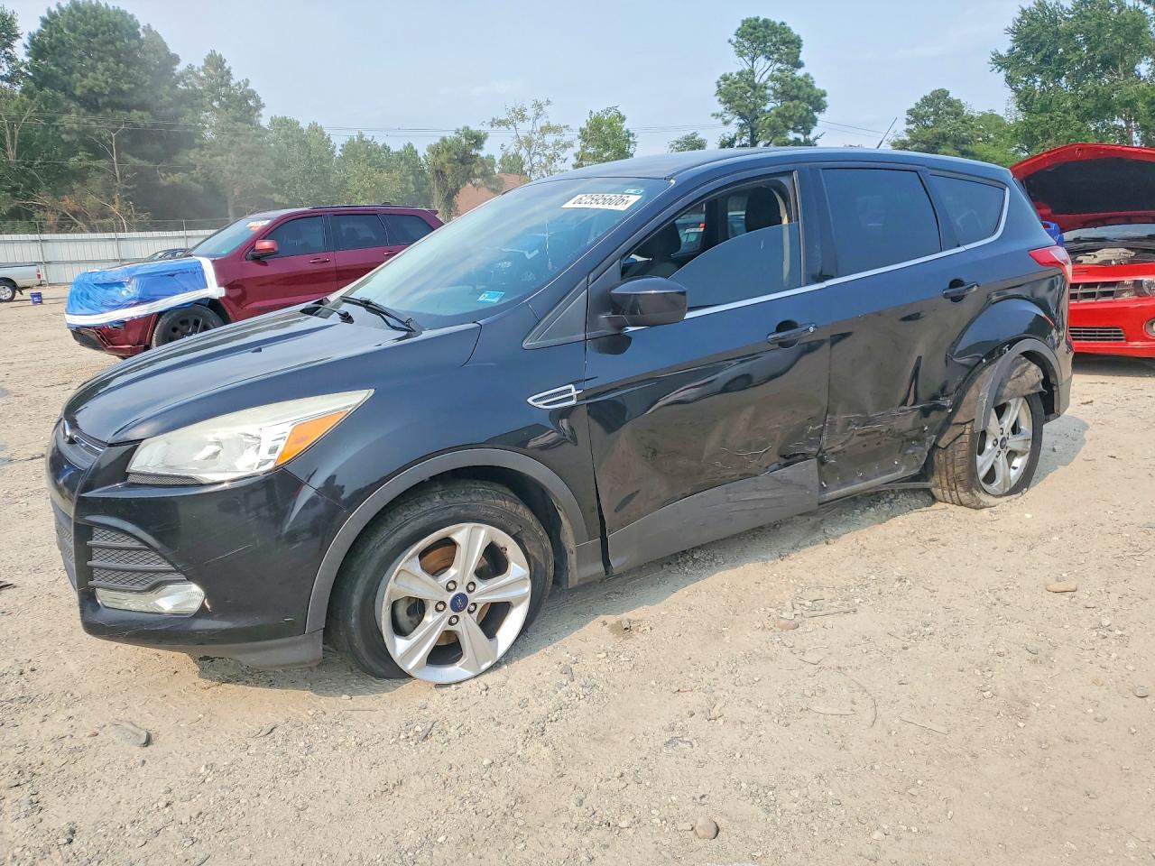 2015 Ford Escape Se Black vin: 1FMCU0GX7FUA35586