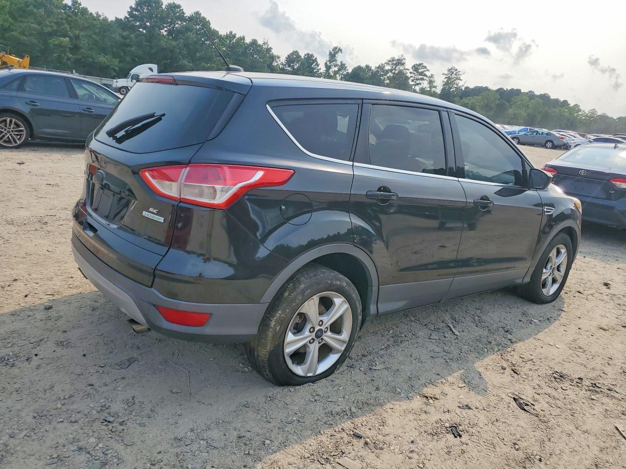 2015 Ford Escape Se Black vin: 1FMCU0GX7FUA35586