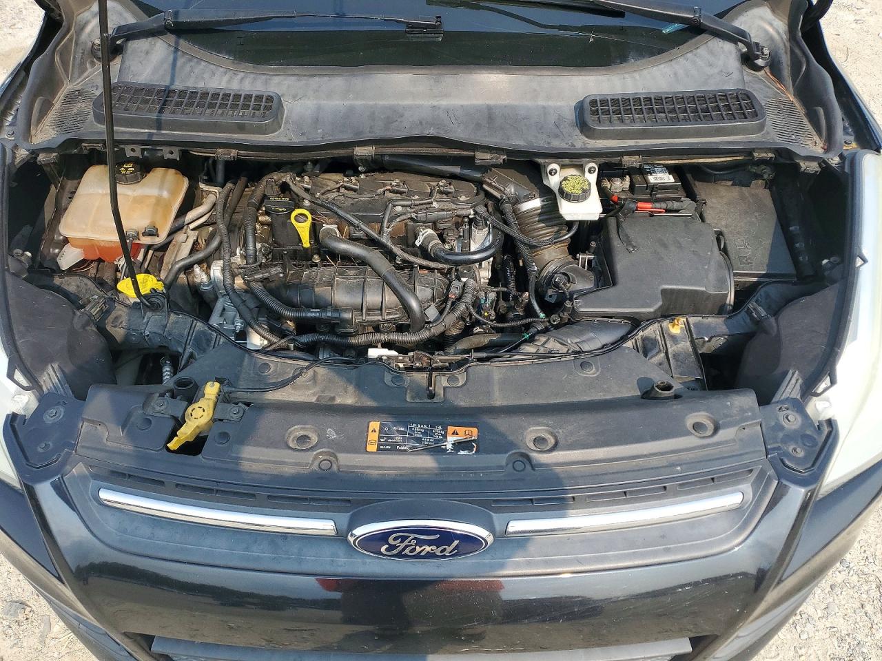 2015 Ford Escape Se Black vin: 1FMCU0GX7FUA35586