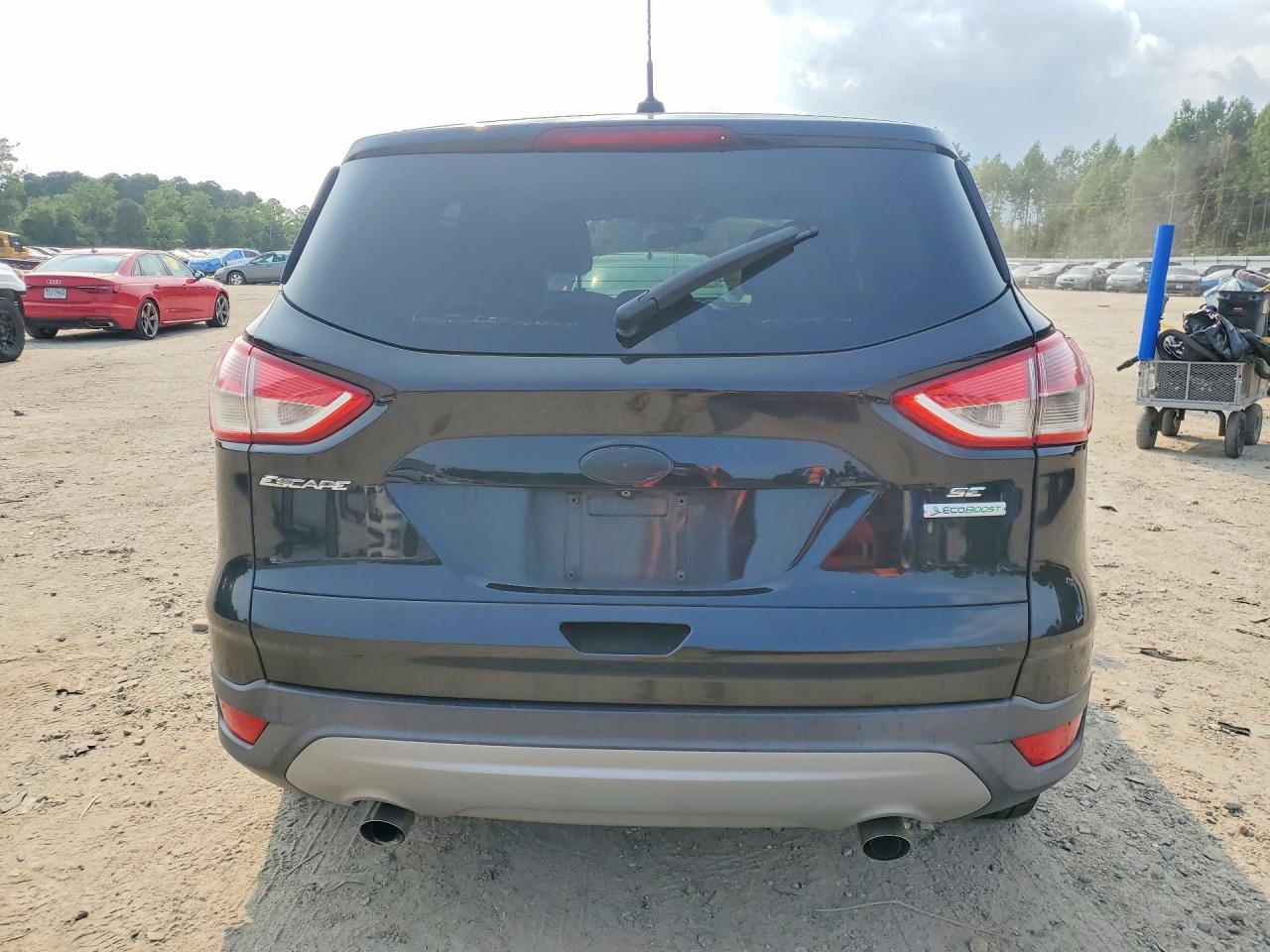 2015 Ford Escape Se Black vin: 1FMCU0GX7FUA35586