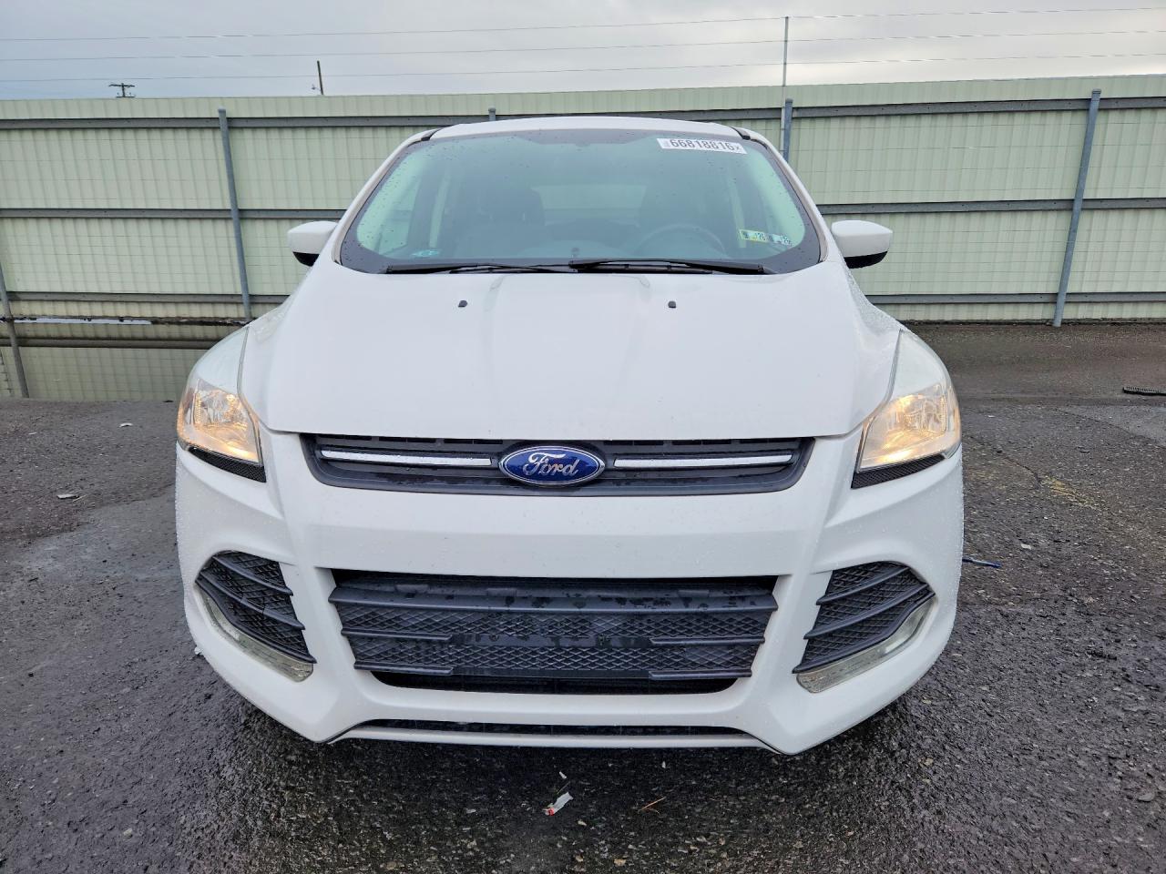 2015 Ford Escape Se White vin: 1FMCU0GX7FUA45518