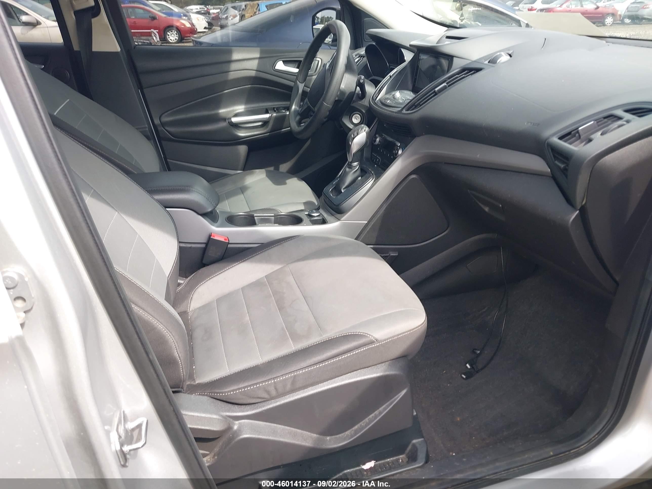 2015 Ford Escape Se Silver vin: 1FMCU0GX7FUA56762