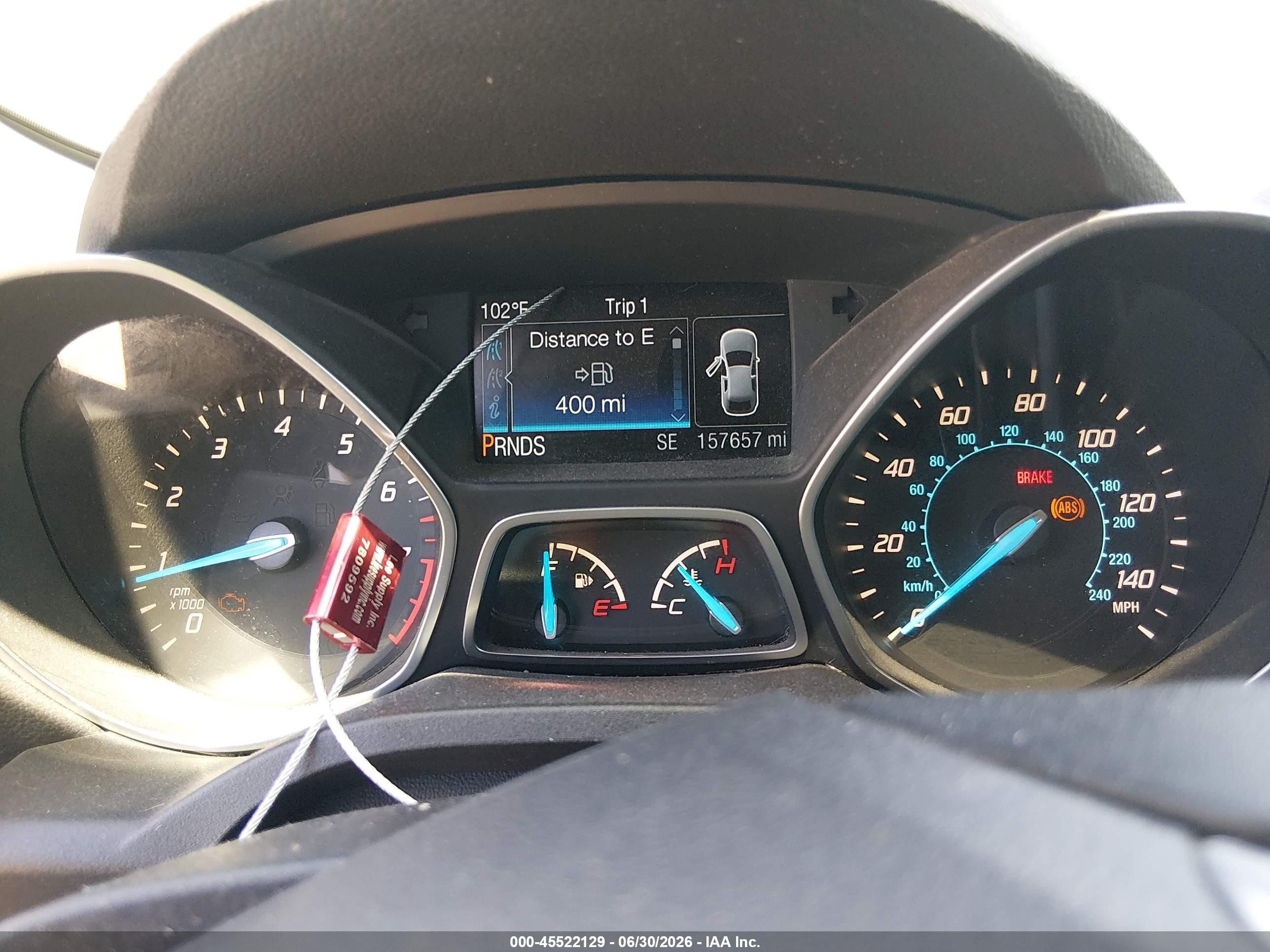 2015 Ford Escape Se Silver vin: 1FMCU0GX7FUA63422