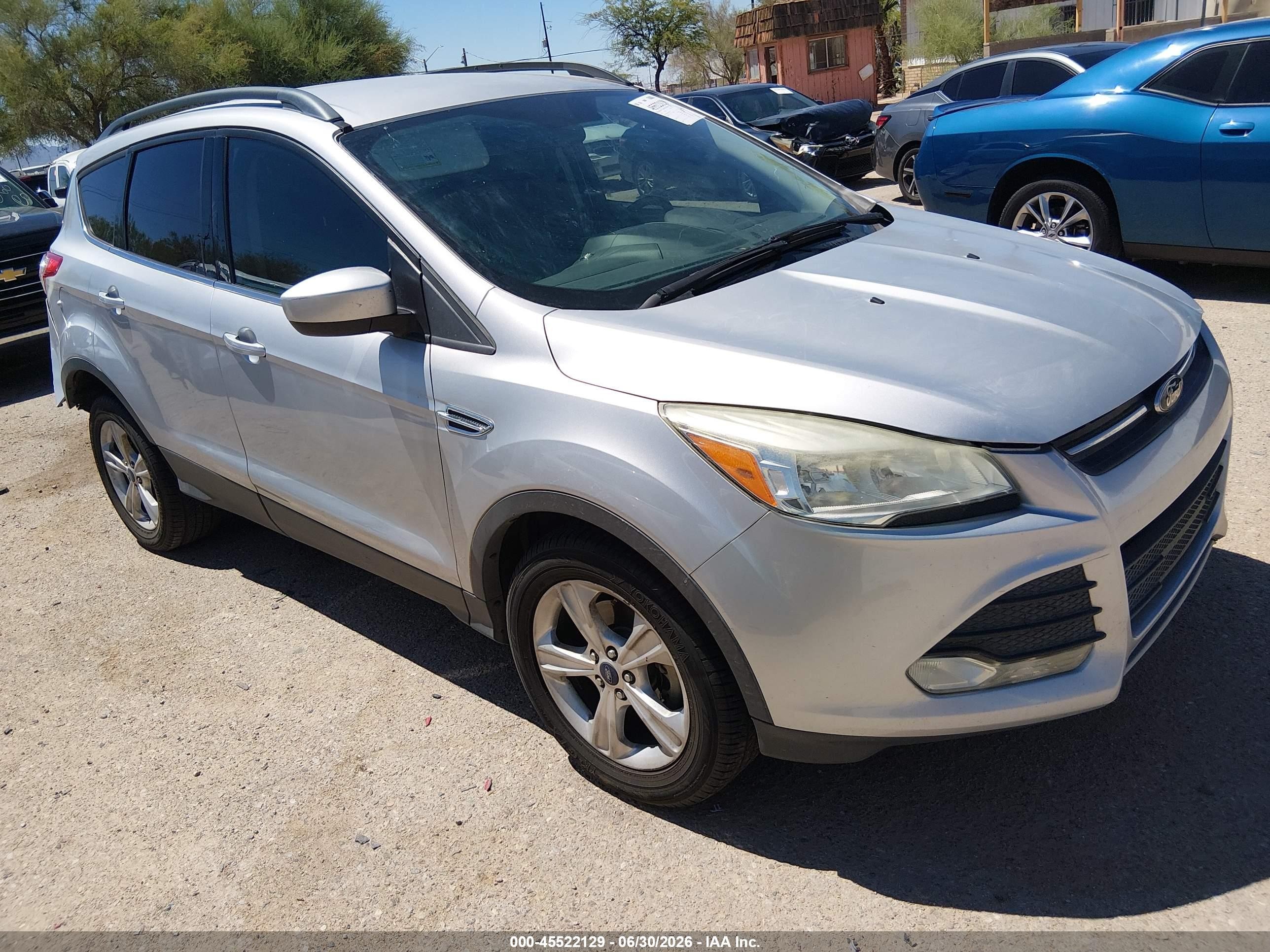 2015 Ford Escape Se Silver vin: 1FMCU0GX7FUA63422