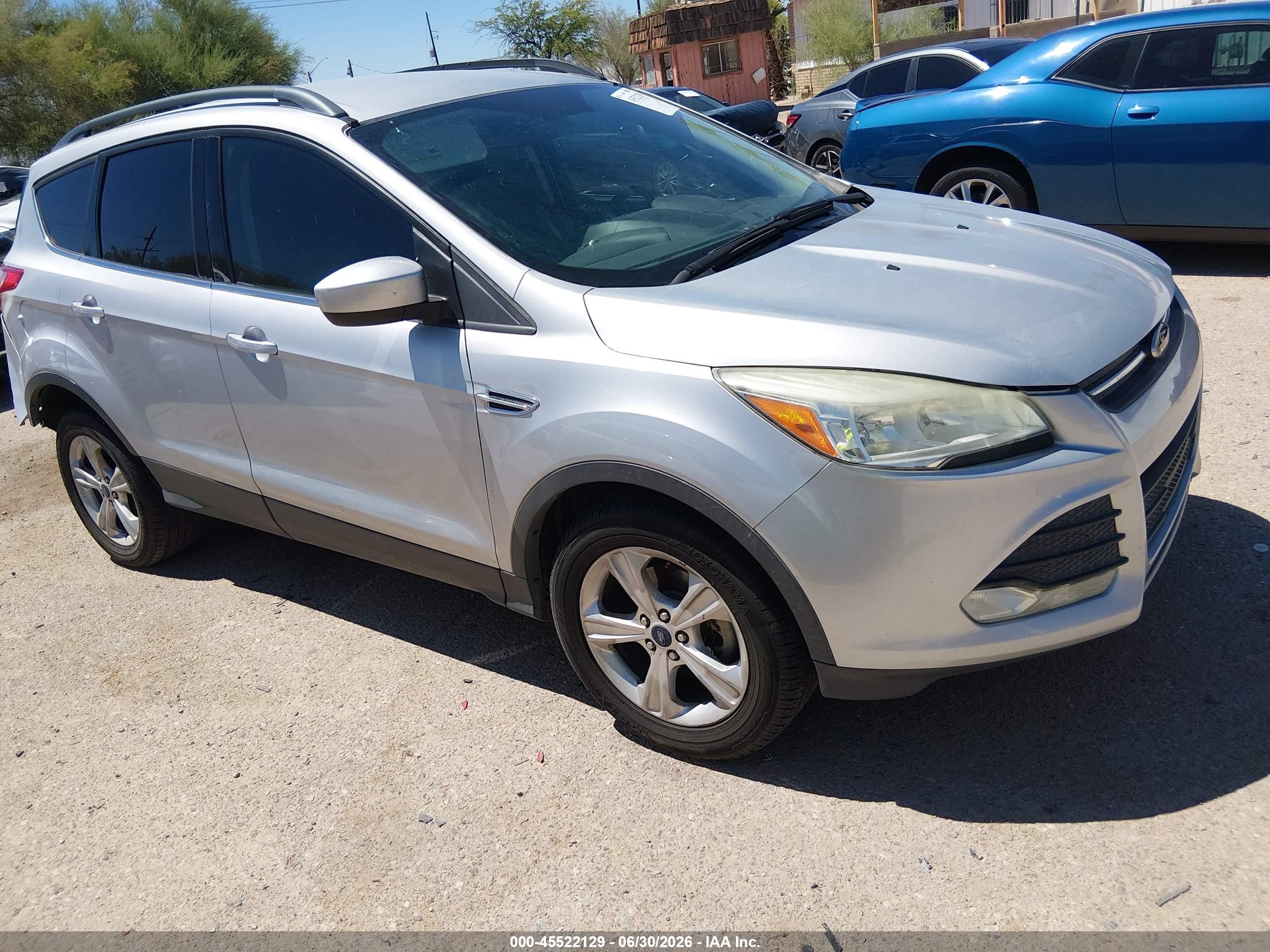 2015 Ford Escape Se Silver vin: 1FMCU0GX7FUA63422