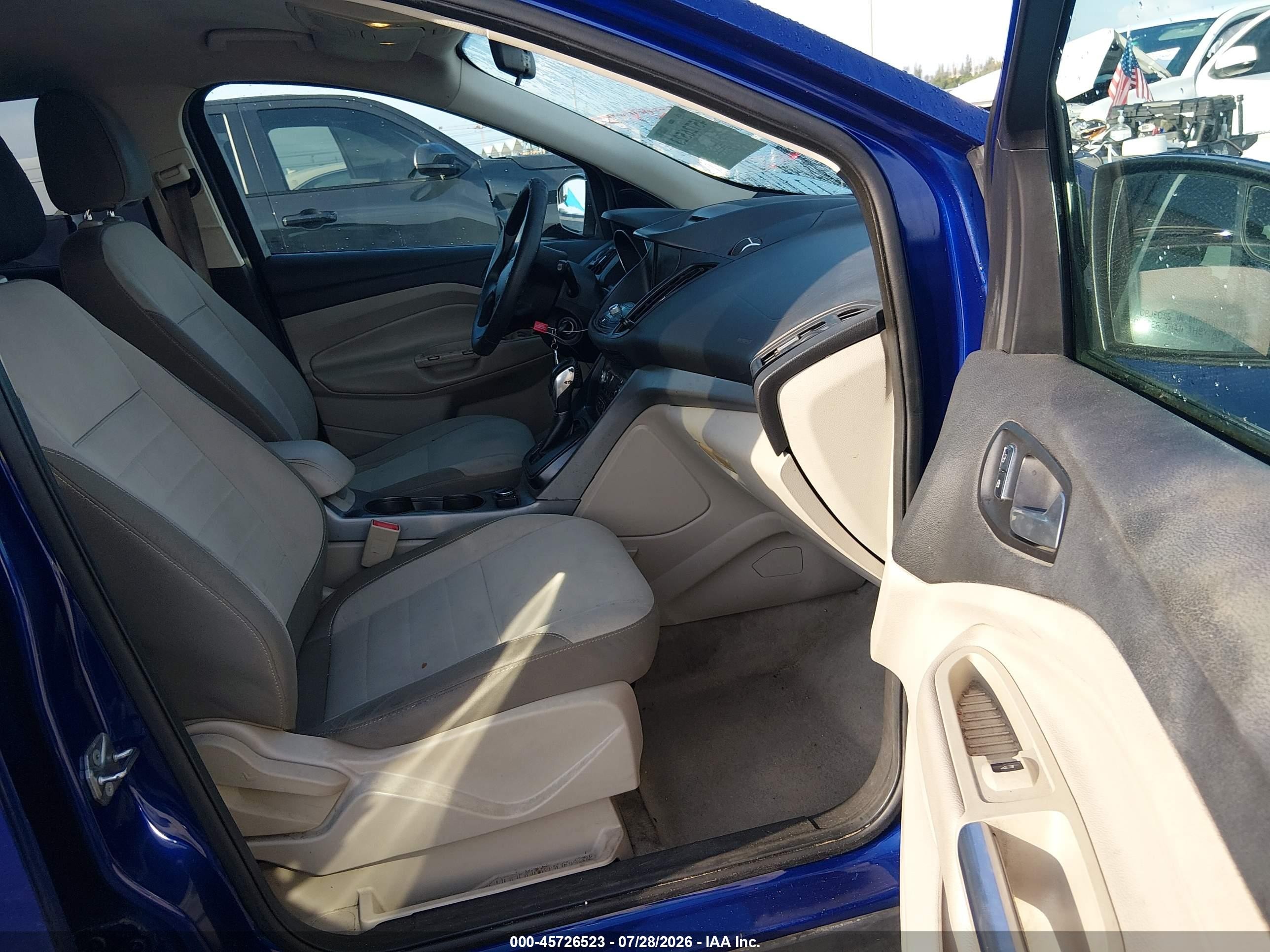 2015 Ford Escape Se Blue vin: 1FMCU0GX7FUA94668