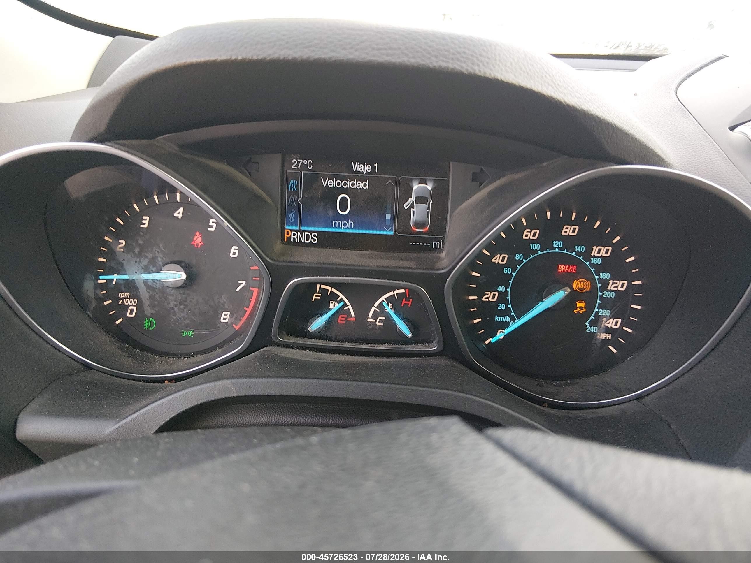 2015 Ford Escape Se Blue vin: 1FMCU0GX7FUA94668
