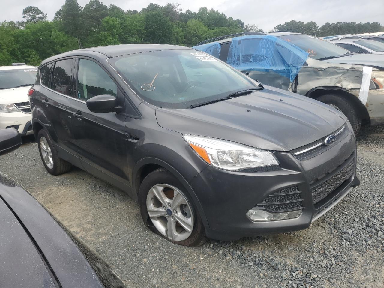 2015 Ford Escape Se Gray vin: 1FMCU0GX7FUB12411