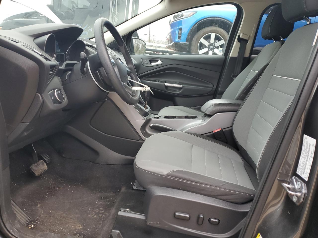 2015 Ford Escape Se Gray vin: 1FMCU0GX7FUB12411