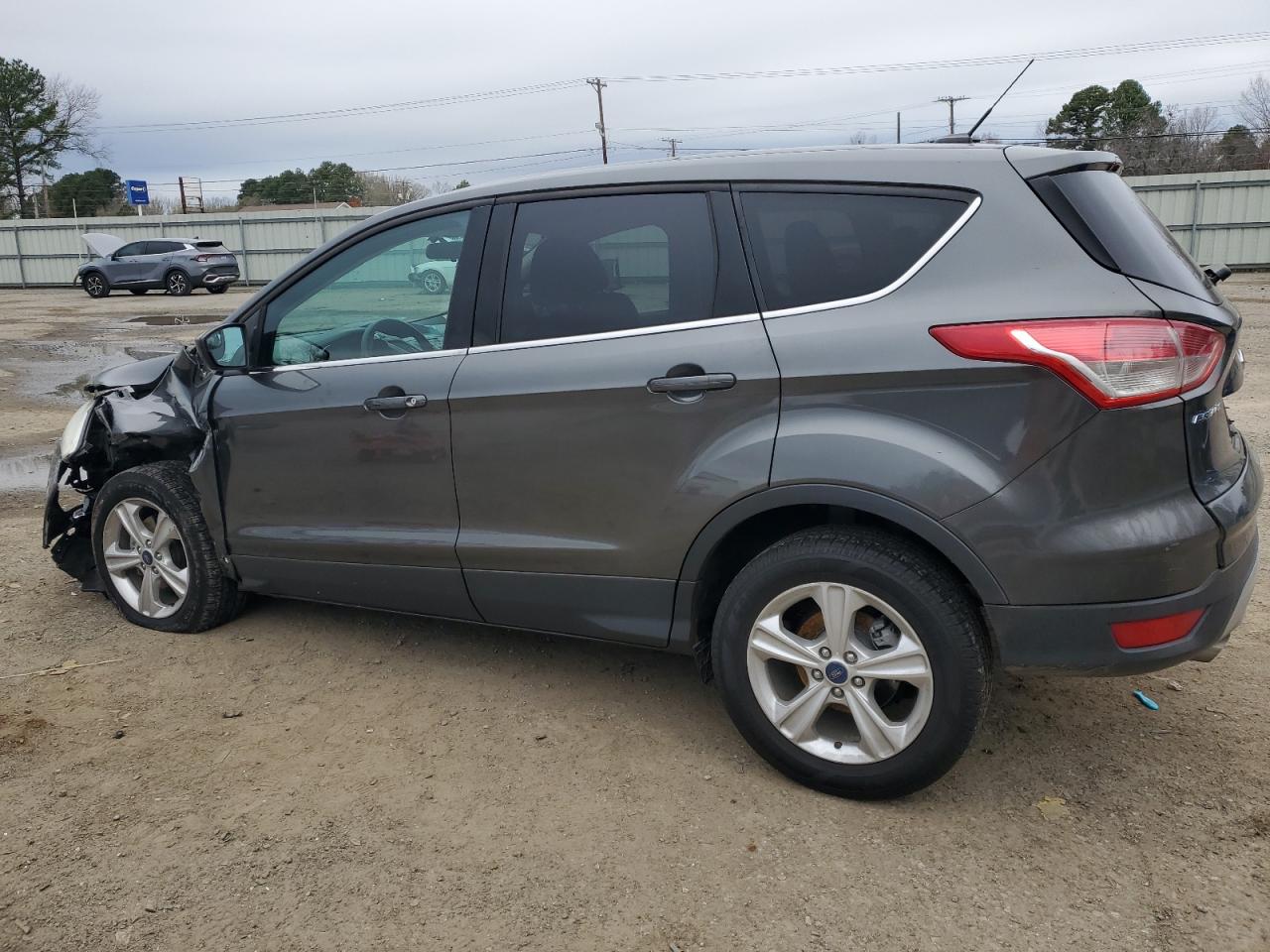 2015 Ford Escape Se Gray vin: 1FMCU0GX7FUB12411