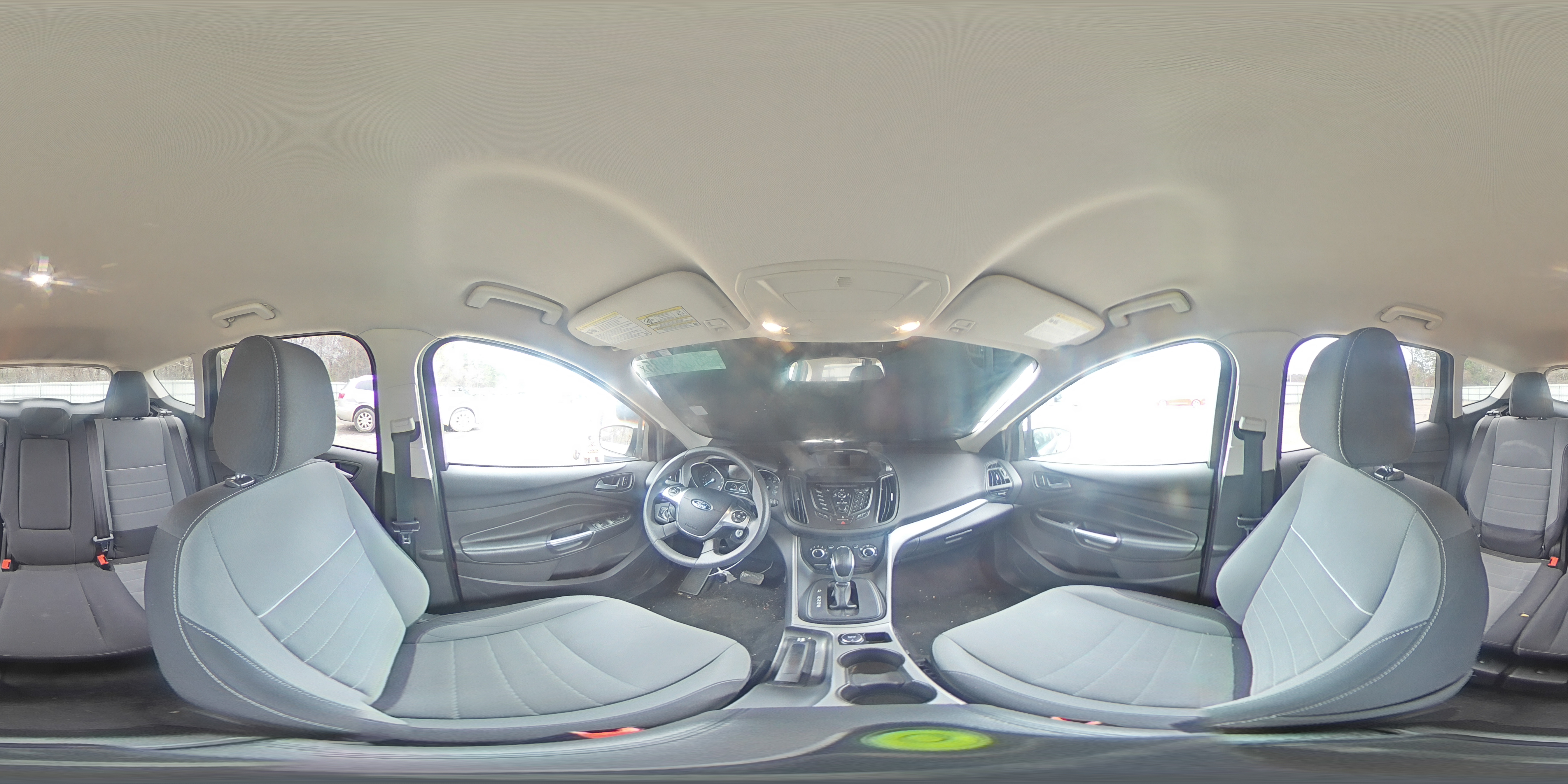 2015 Ford Escape Se Gray vin: 1FMCU0GX7FUB12411