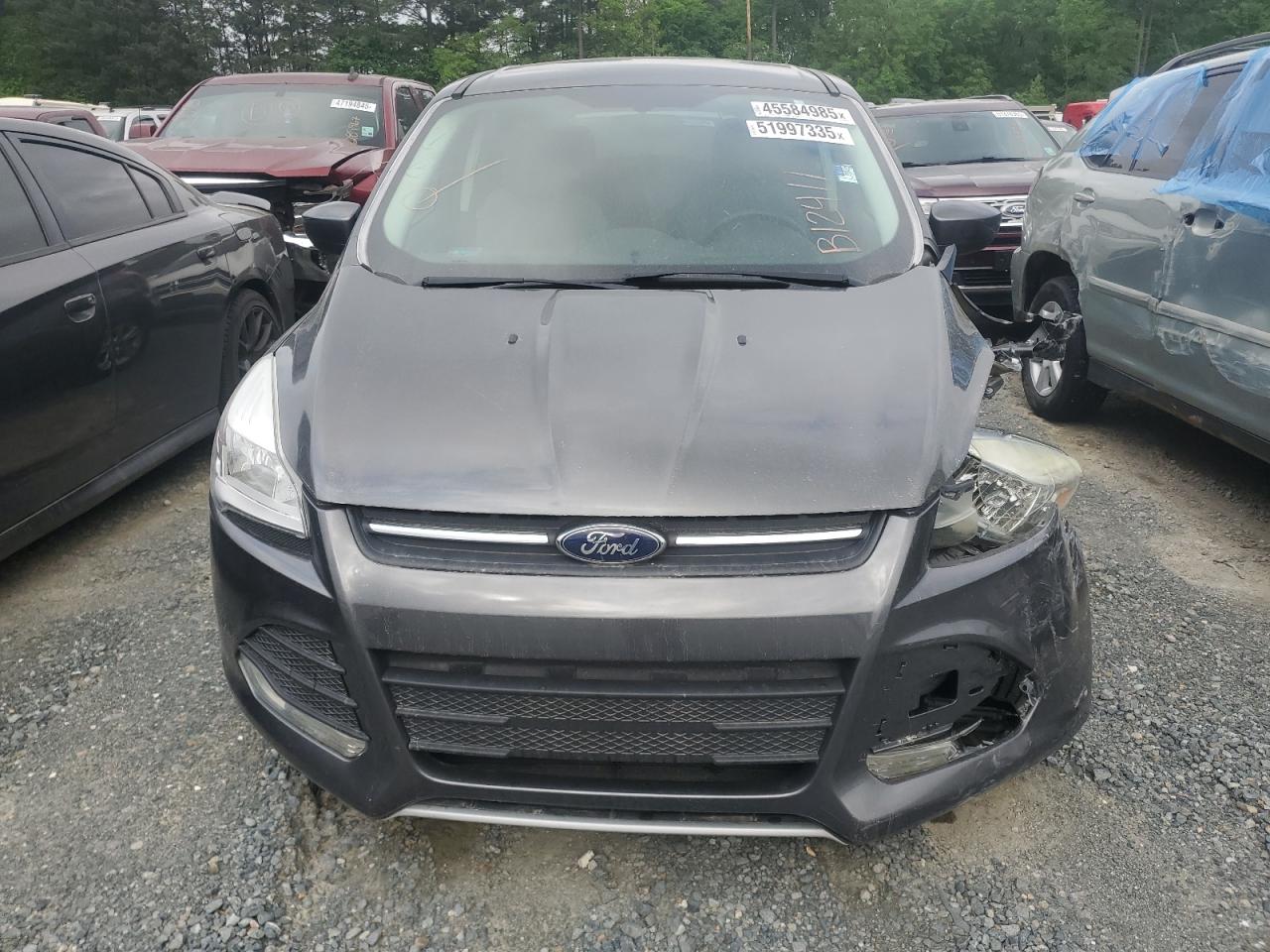 2015 Ford Escape Se Gray vin: 1FMCU0GX7FUB12411