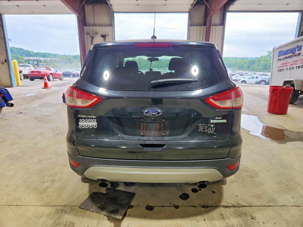 2015 Ford Escape Se Black vin: 1FMCU0GX7FUB58269