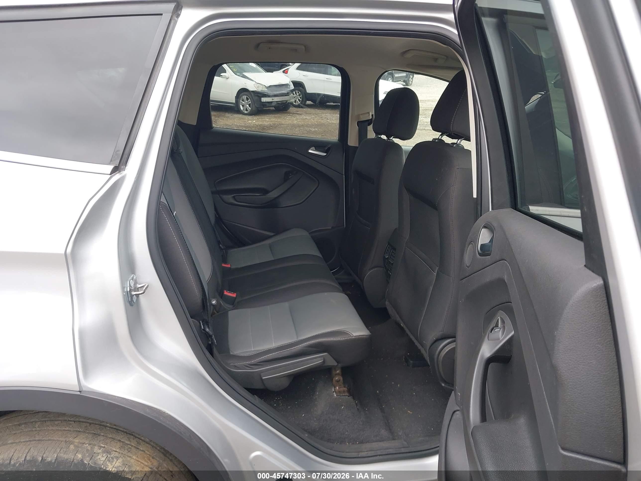 2015 Ford Escape Se Gray vin: 1FMCU0GX7FUB74021